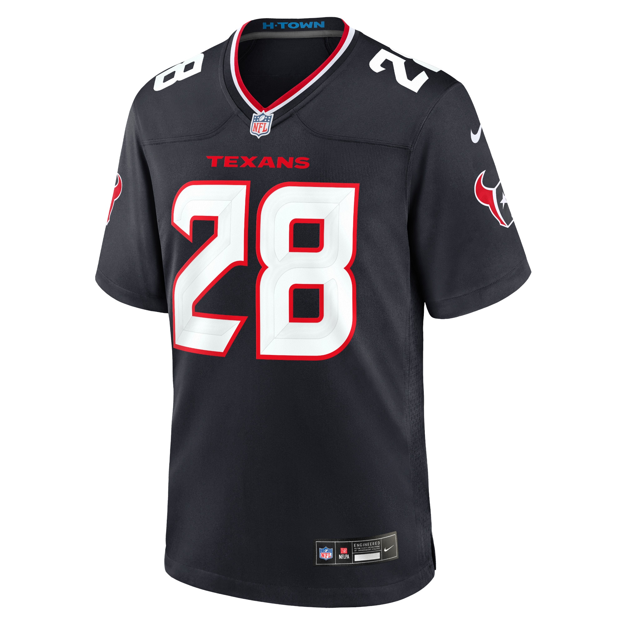Joe Mixon Houston Texans Nike Game Jersey – Navy Clowdercats