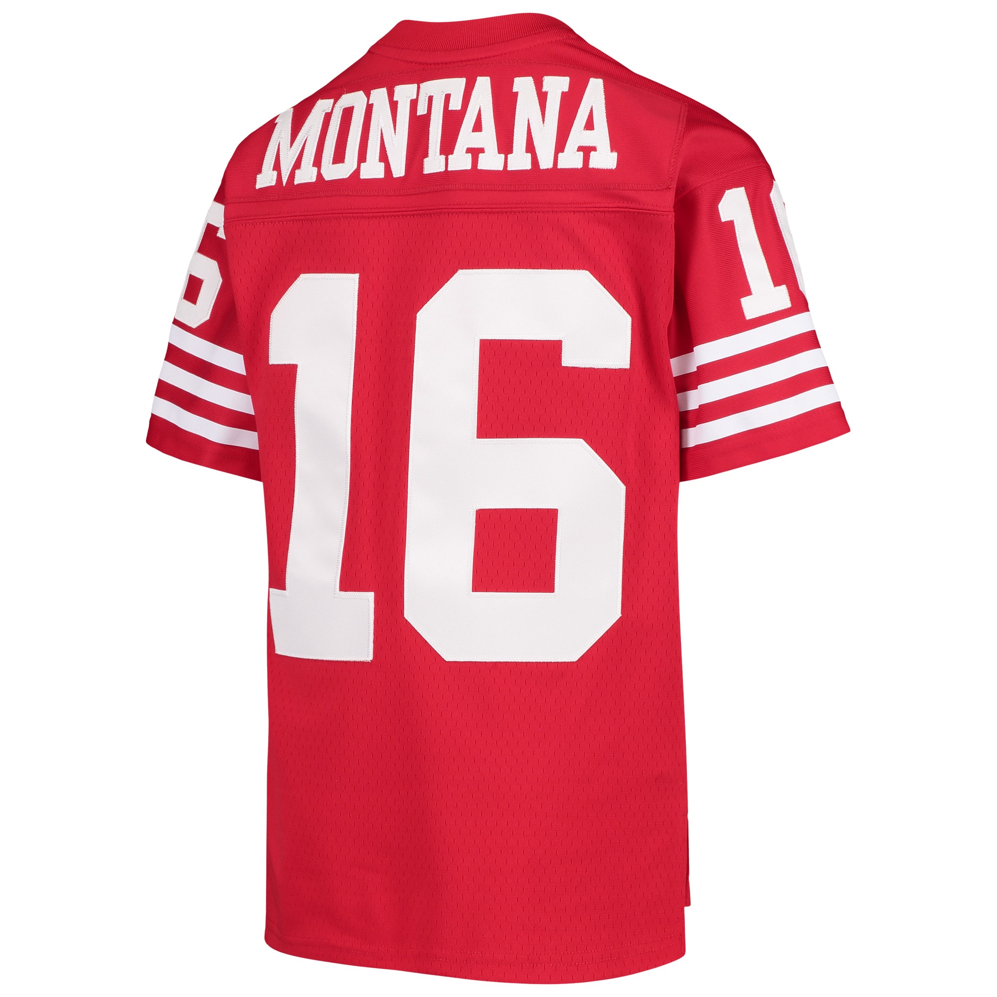 Joe Montana San Francisco 49ers Mitchell & Ness Youth 1990 Legacy Retired Player Jersey – Scarlet Clowdercats