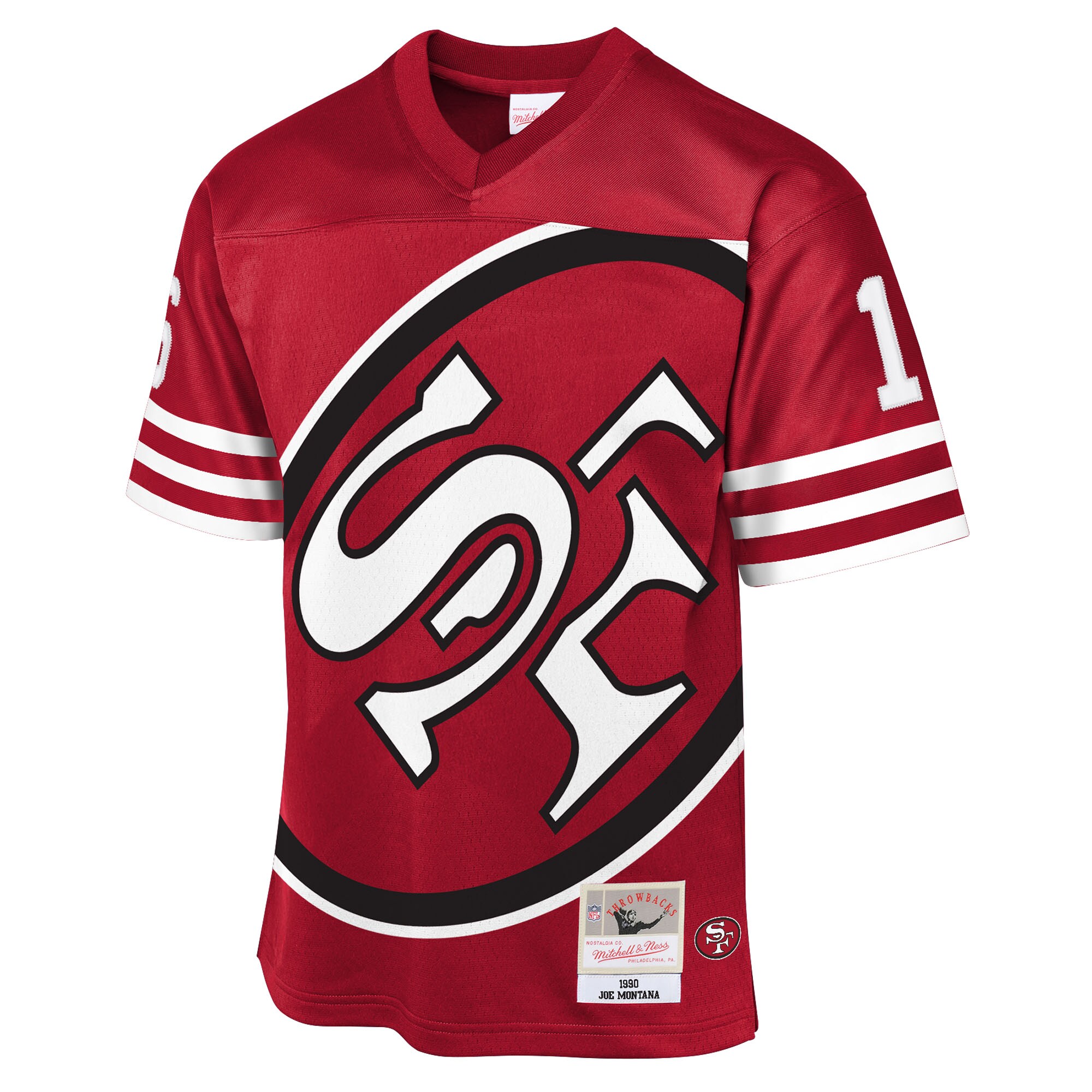 Joe Montana San Francisco 49ers Mitchell & Ness Youth 1990 Throwback Fashion Jersey – Scarlet Clowdercats