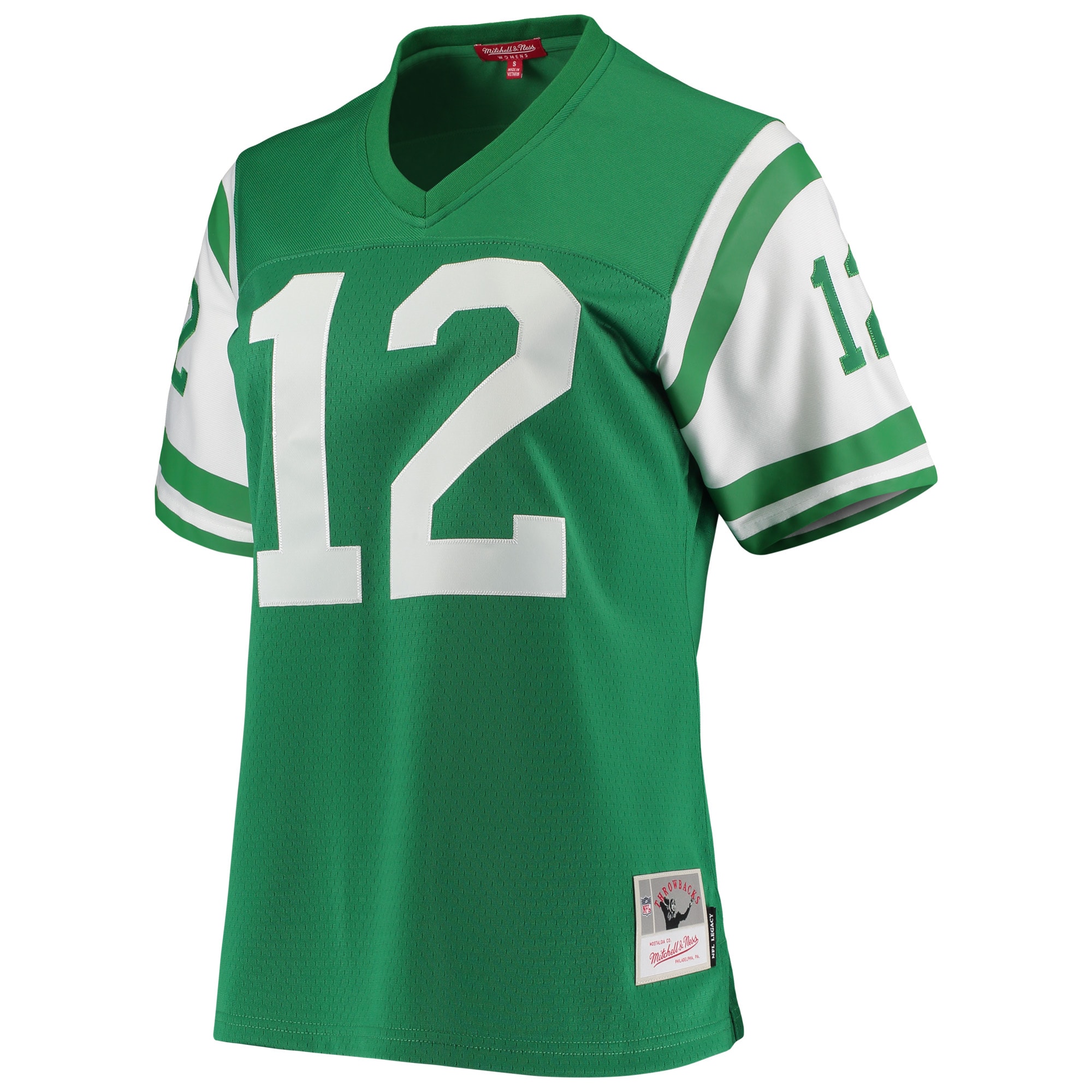 Joe Namath New York Jets Mitchell & Ness Women’s 1969 Legacy Replica Jersey – Green Clowdercats