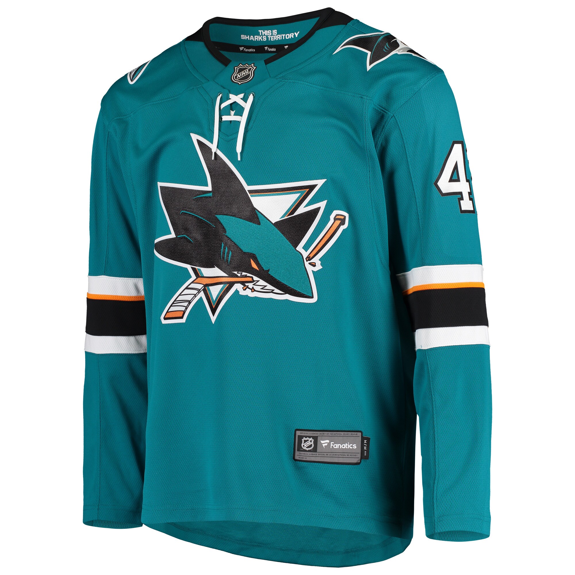 Joel Ward San Jose Sharks Fanatics Breakaway Home Player Jersey – Teal Clowdercats