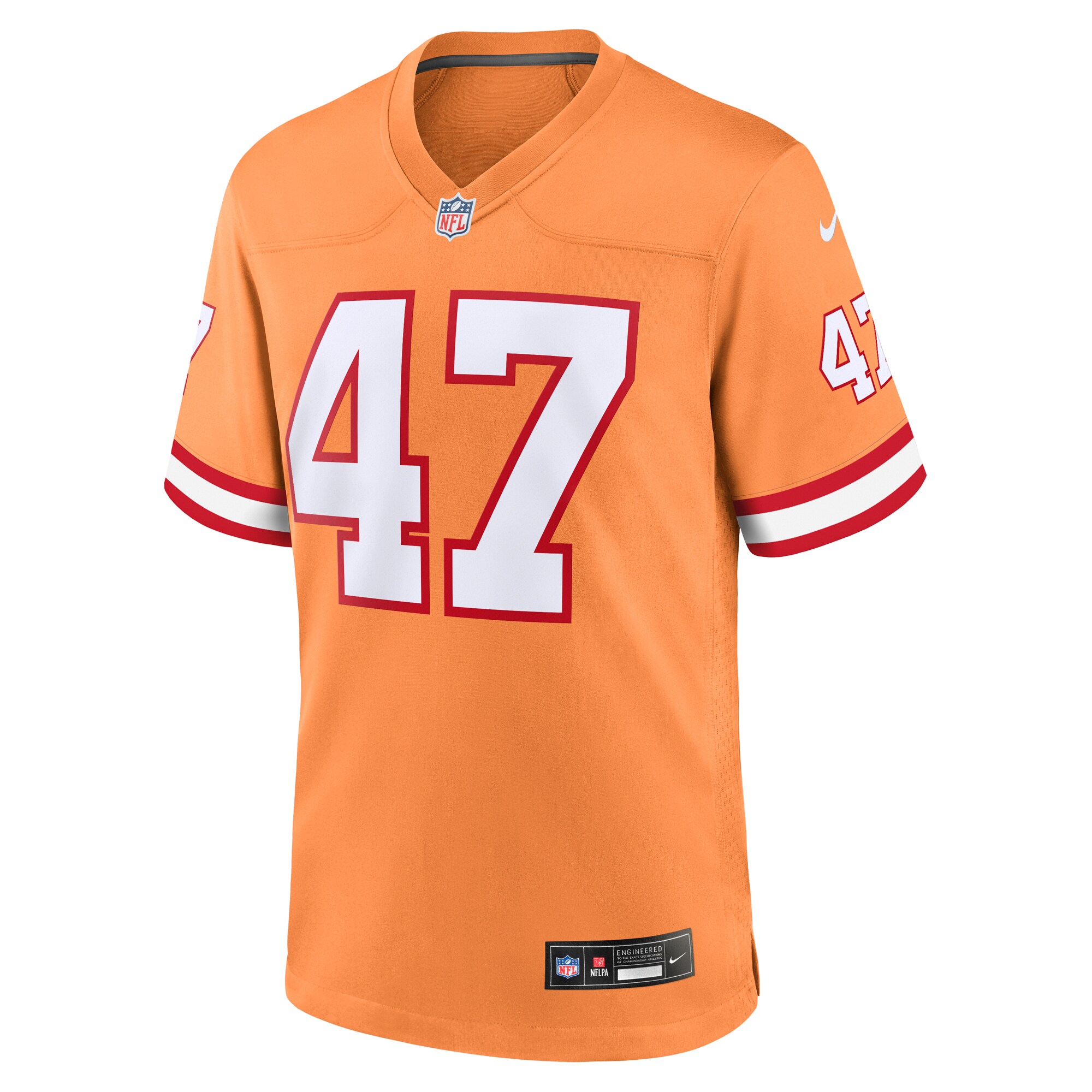 John Lynch Tampa Bay Buccaneers Nike Throwback Game Jersey – Orange Clowdercats