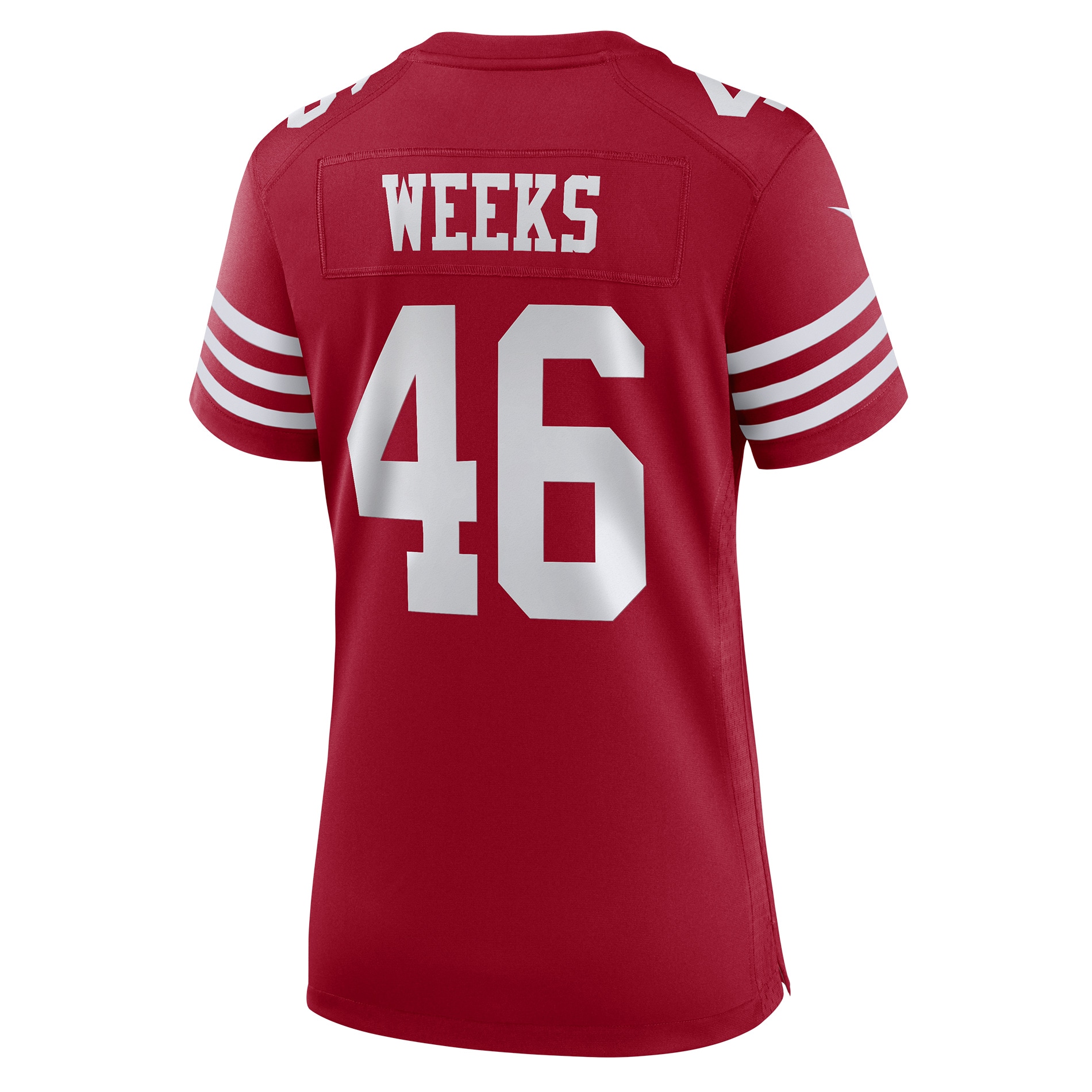 Jon Weeks San Francisco 49ers Nike Women’s Team Game Jersey – Scarlet Clowdercats