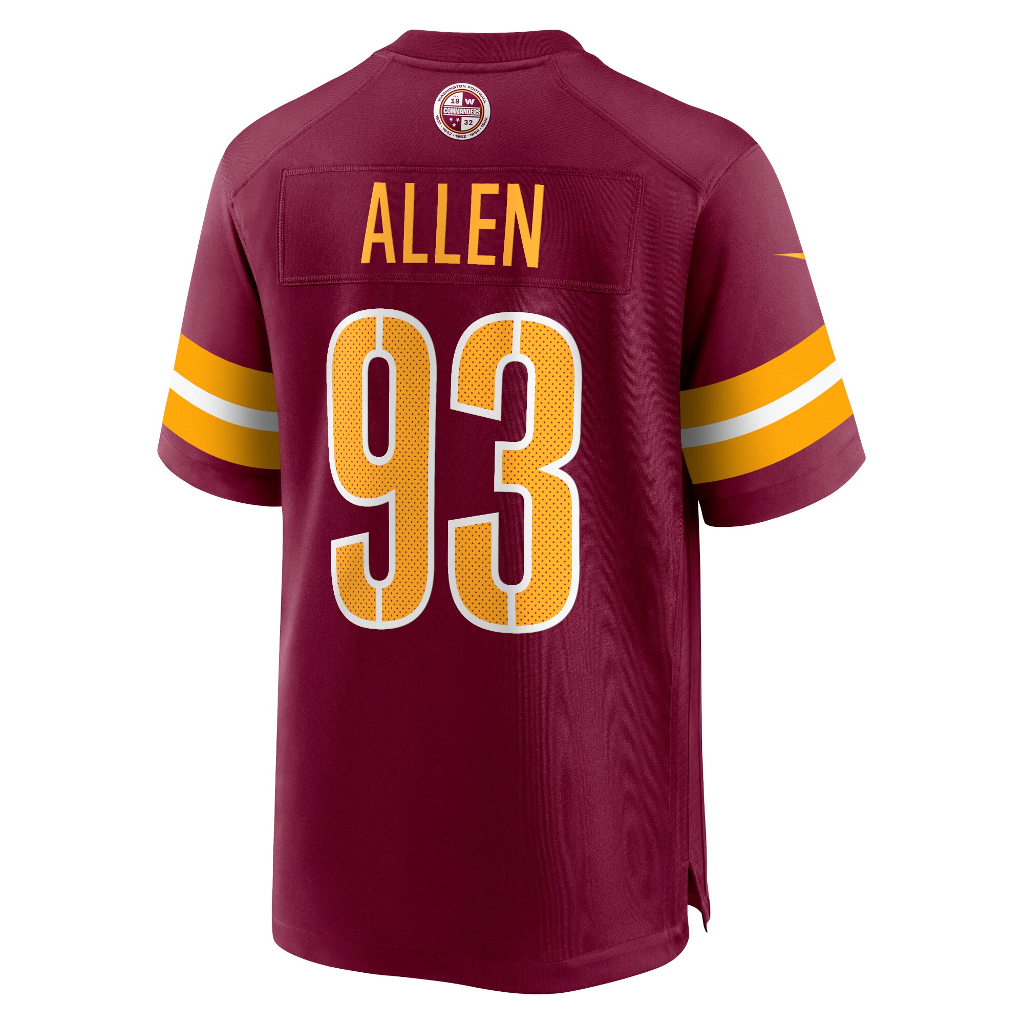 Jonathan Allen Washington Commanders Nike Youth Game Jersey – Burgundy Clowdercats