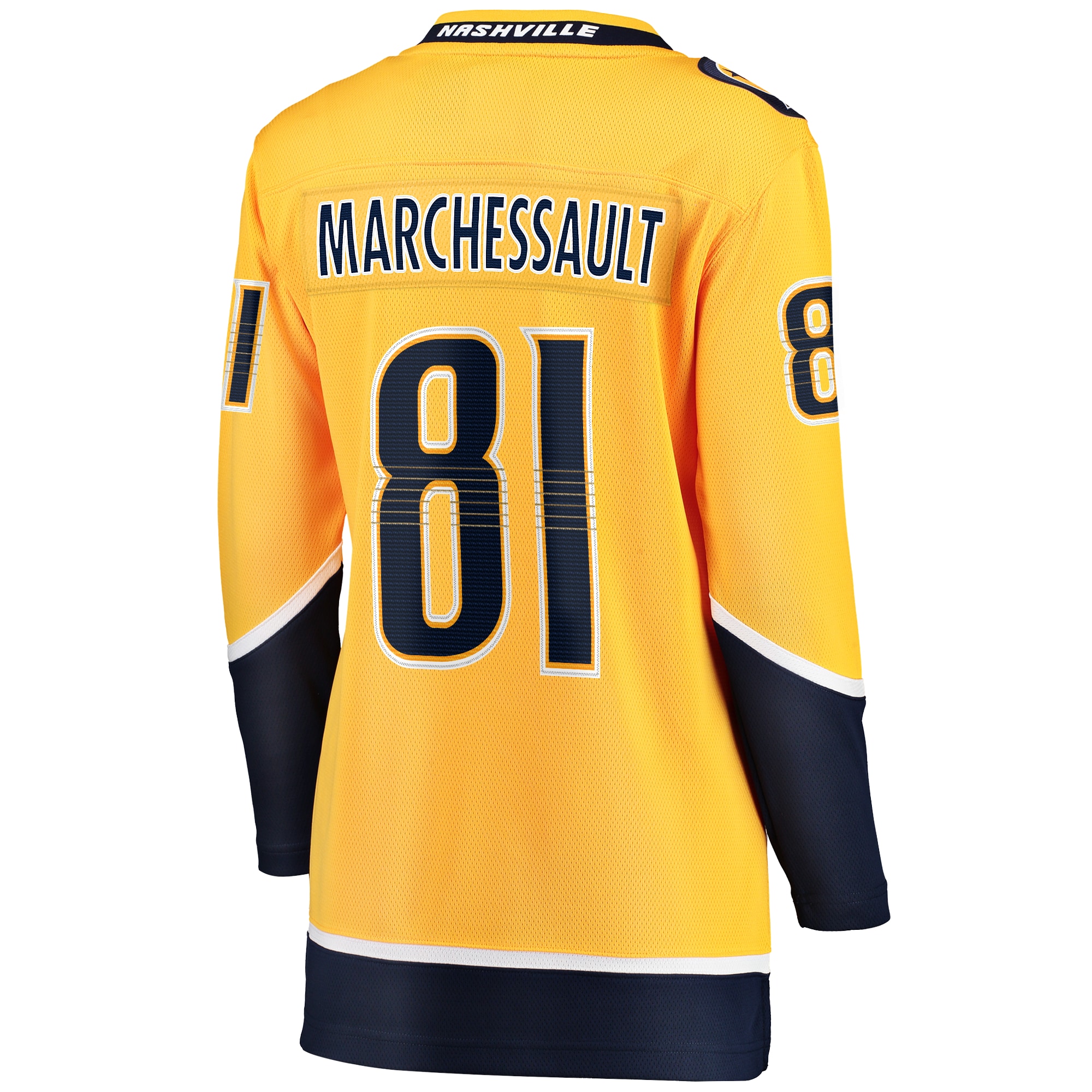 Jonathan Marchessault Nashville Predators Fanatics Women’s Breakaway Jersey – Gold Clowdercats