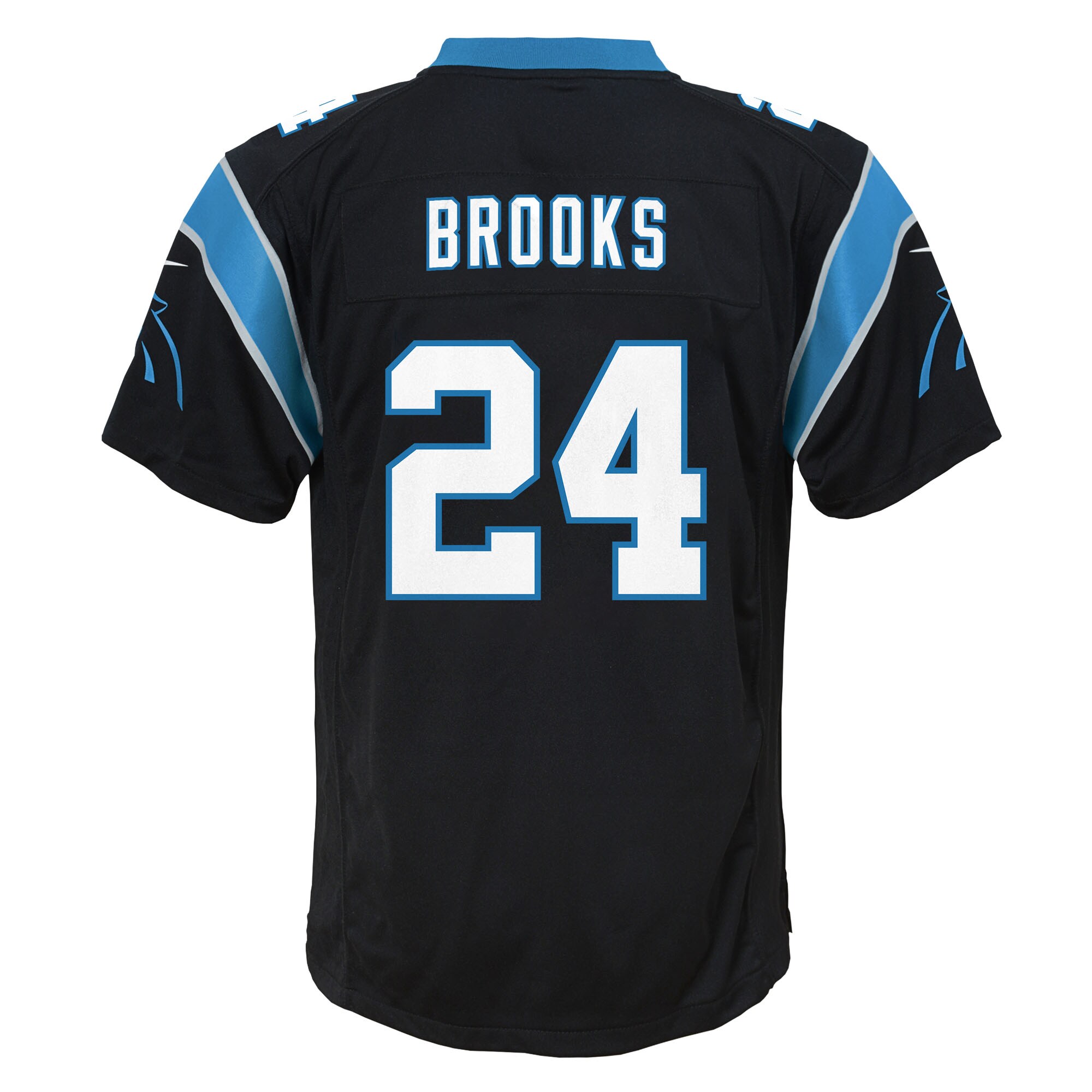 Jonathon Brooks Carolina Panthers Nike Youth Game Jersey – Black Clowdercats