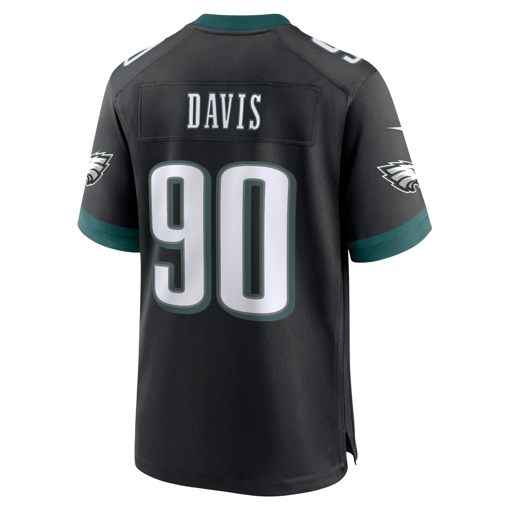 Jordan Davis Philadelphia Eagles Nike Alternate Game Jersey – Black Clowdercats