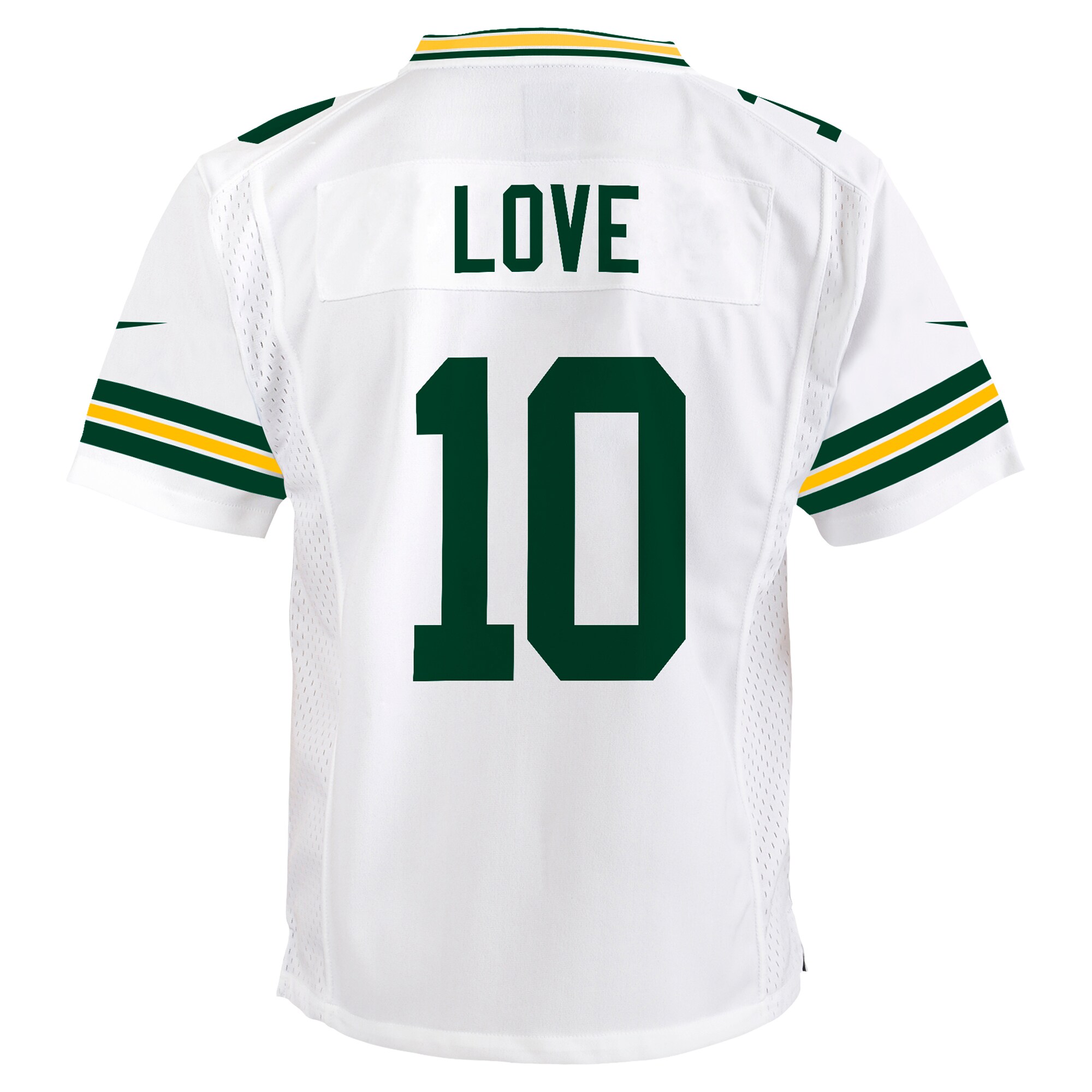 Jordan Love Green Bay Packers Nike Youth Game Jersey – White Clowdercats