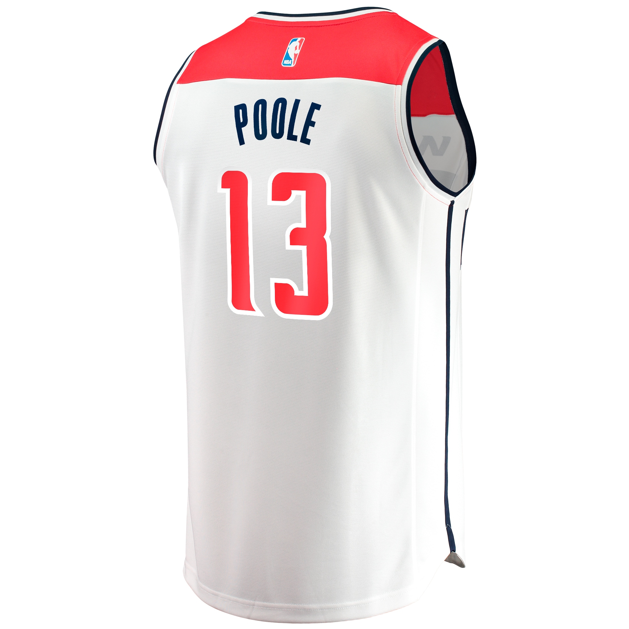 Jordan Poole Washington Wizards Fanatics Youth Fast Break Player Jersey – Association Edition – White Clowdercats