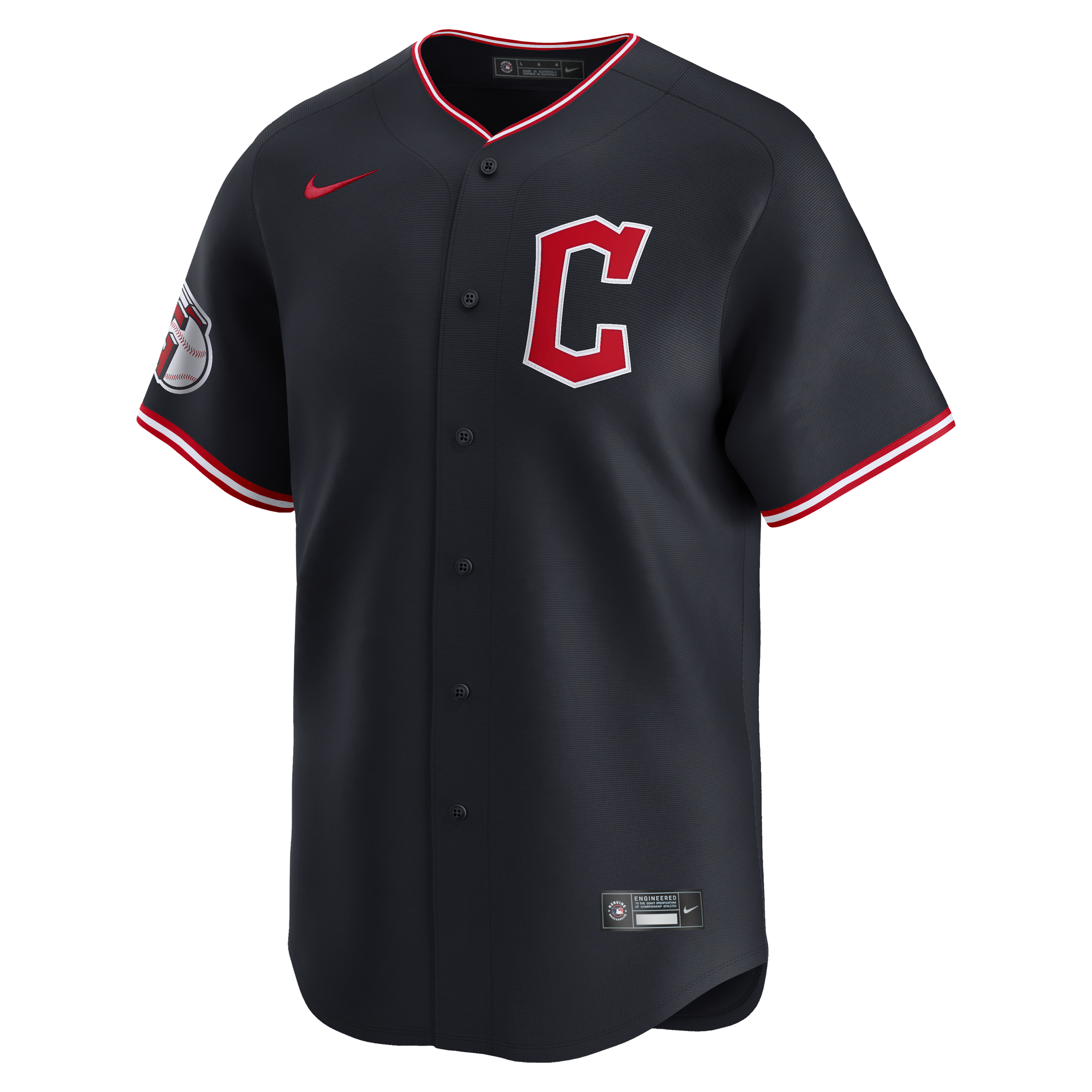 José Ramírez Cleveland Guardians Nike Alternate Limited Player Jersey – Navy