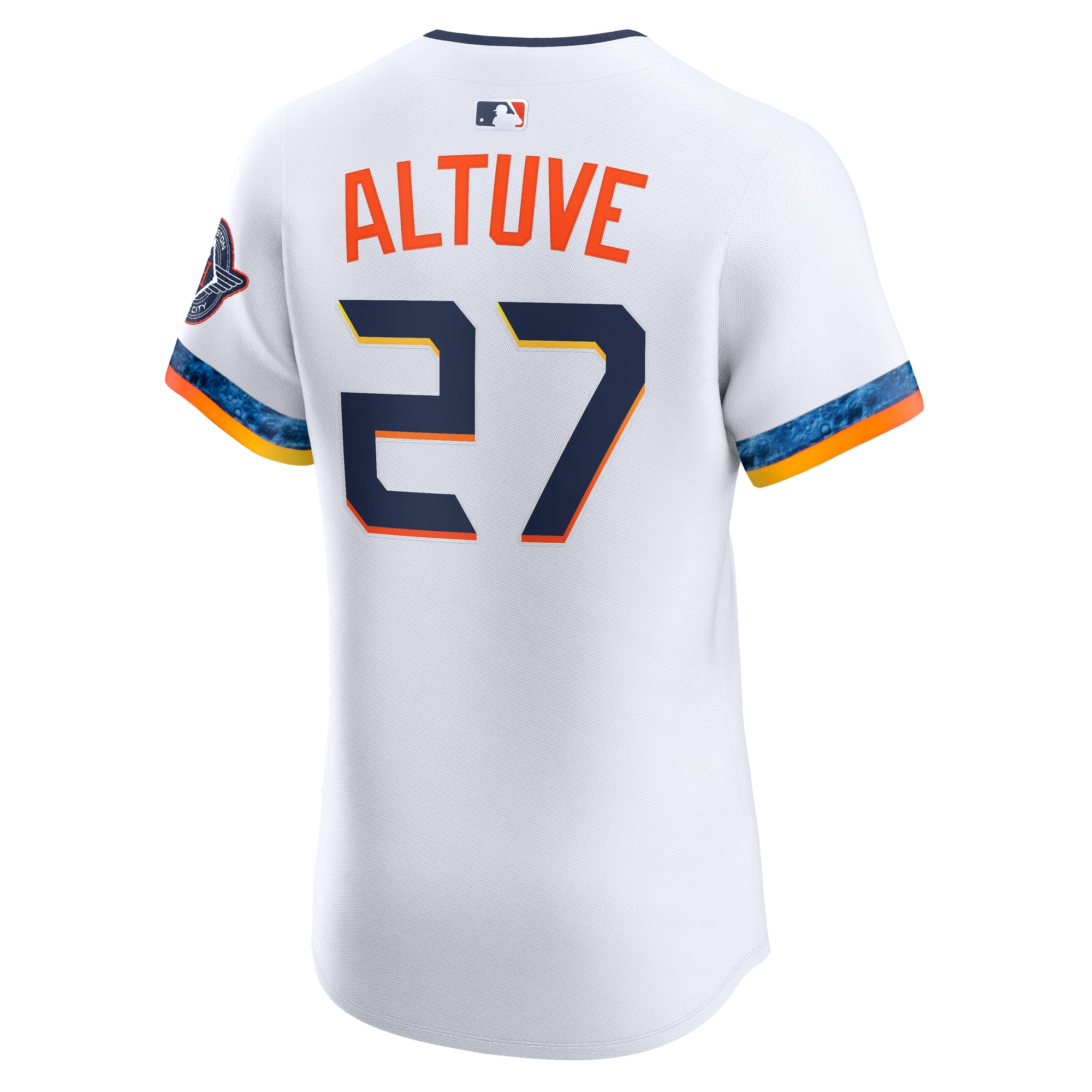 Jose Altuve Houston Astros Nike 2025 City Connect Elite Player Jersey – White