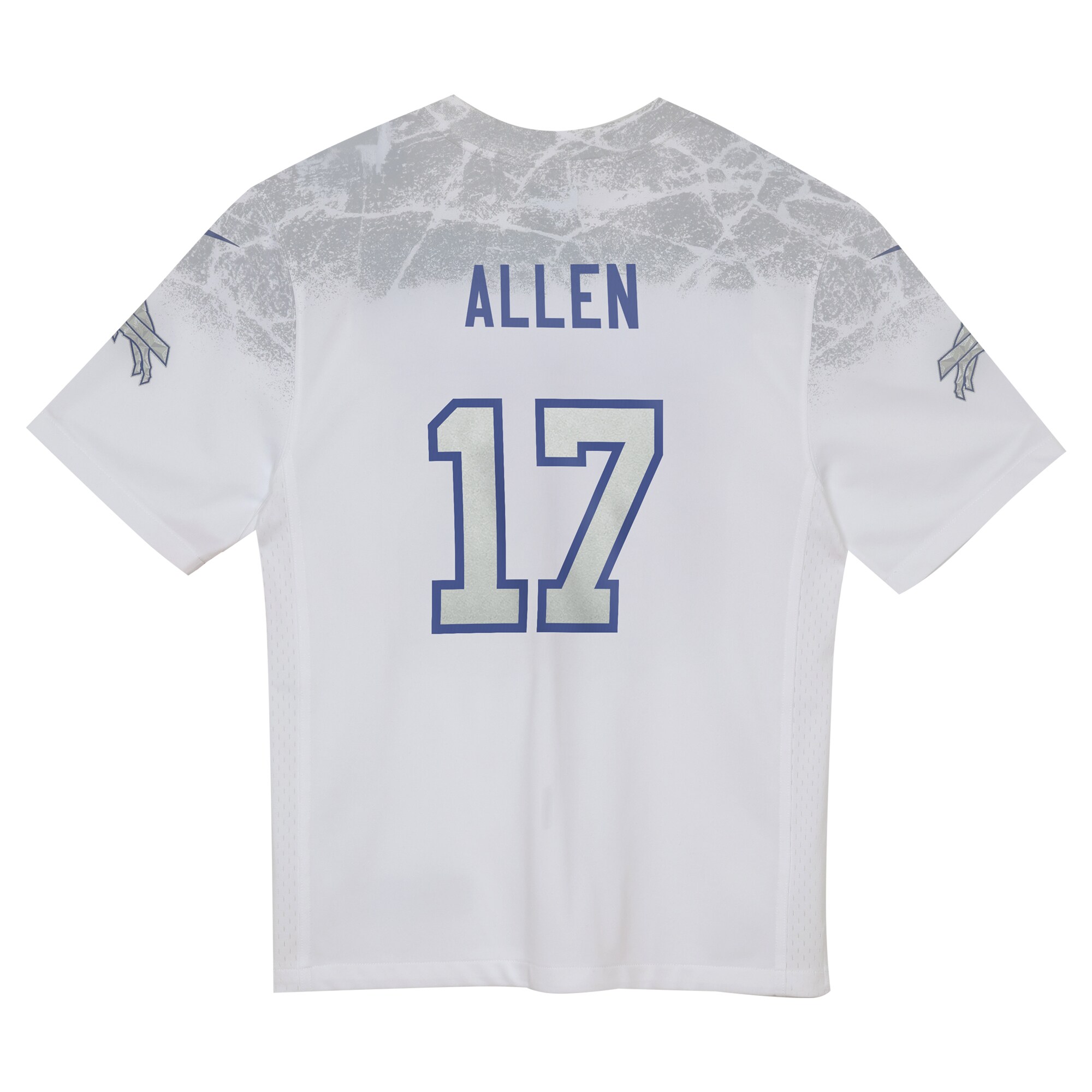 Josh Allen Buffalo Bills Nike Preschool 2025 Rivalries Collection Game Jersey – White Clowdercats