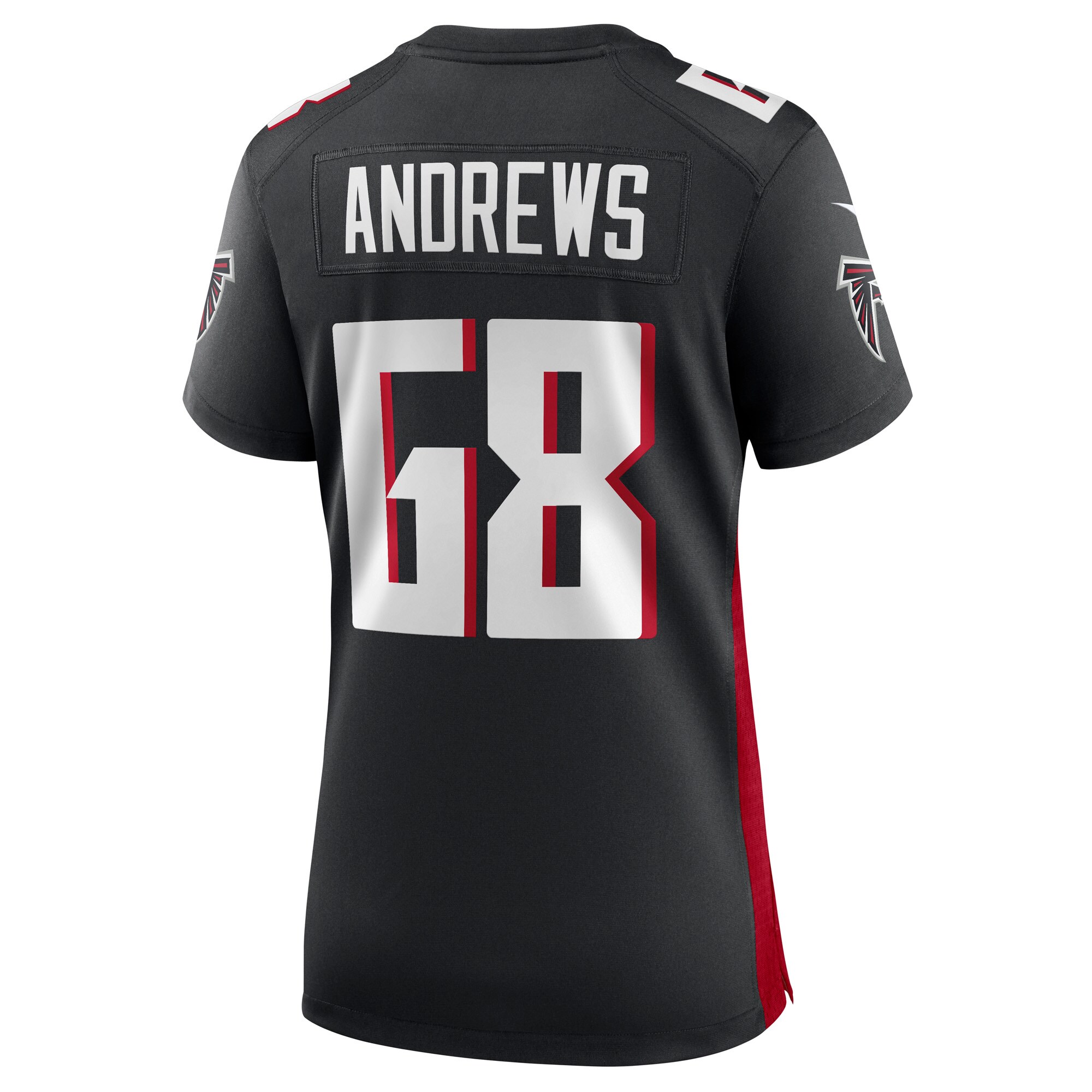 Josh Andrews Atlanta Falcons Nike Women’s Game Player Jersey – Black Clowdercats