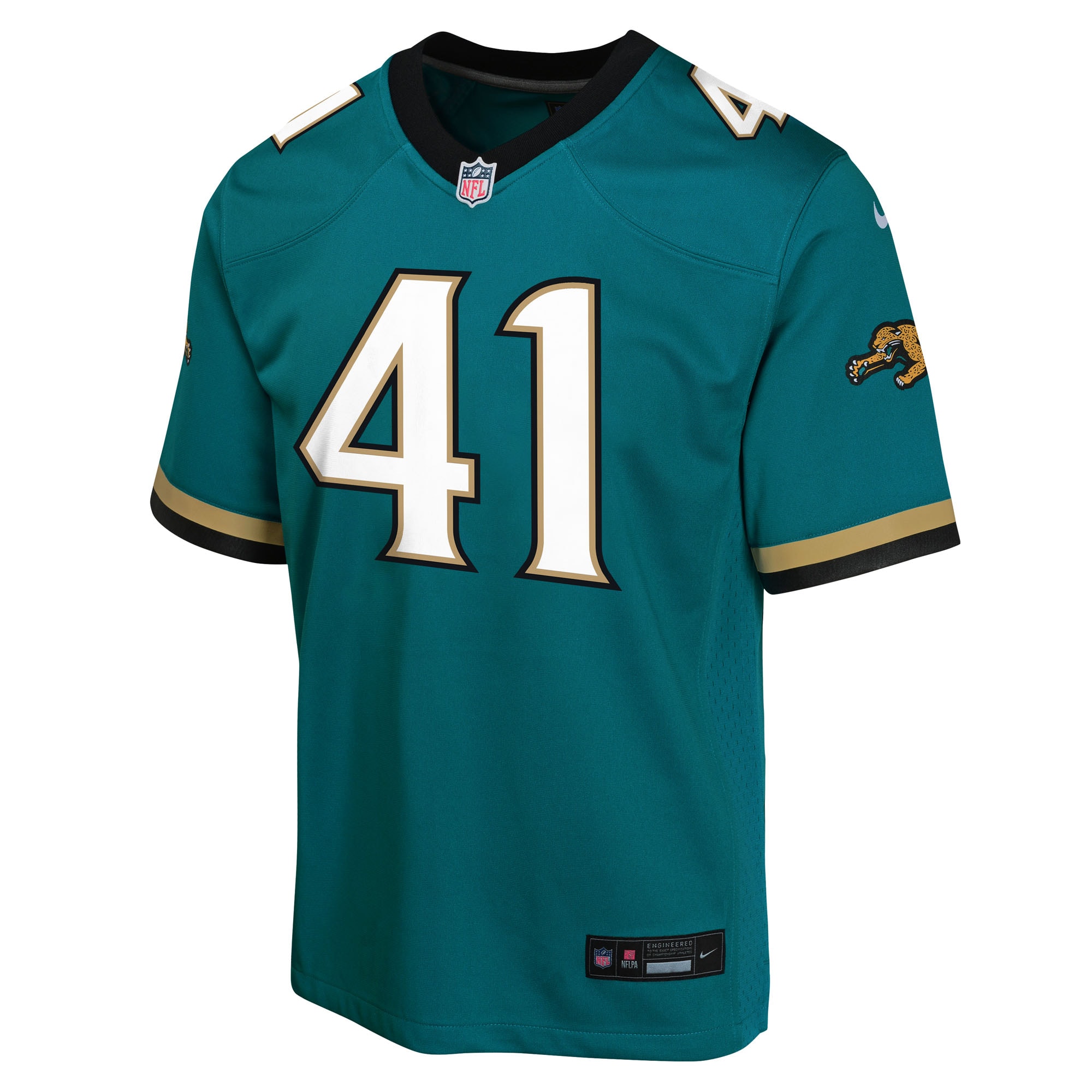Josh Hines-Allen Jacksonville Jaguars Nike Youth Alternate 2 Prowler Throwback Game Jersey – Teal Clowdercats