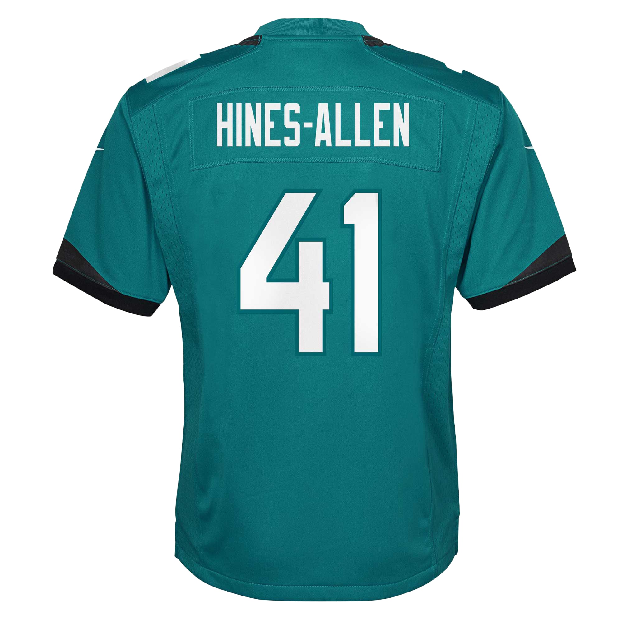 Josh Hines-Allen Jacksonville Jaguars Nike Youth Game Jersey – Teal Clowdercats