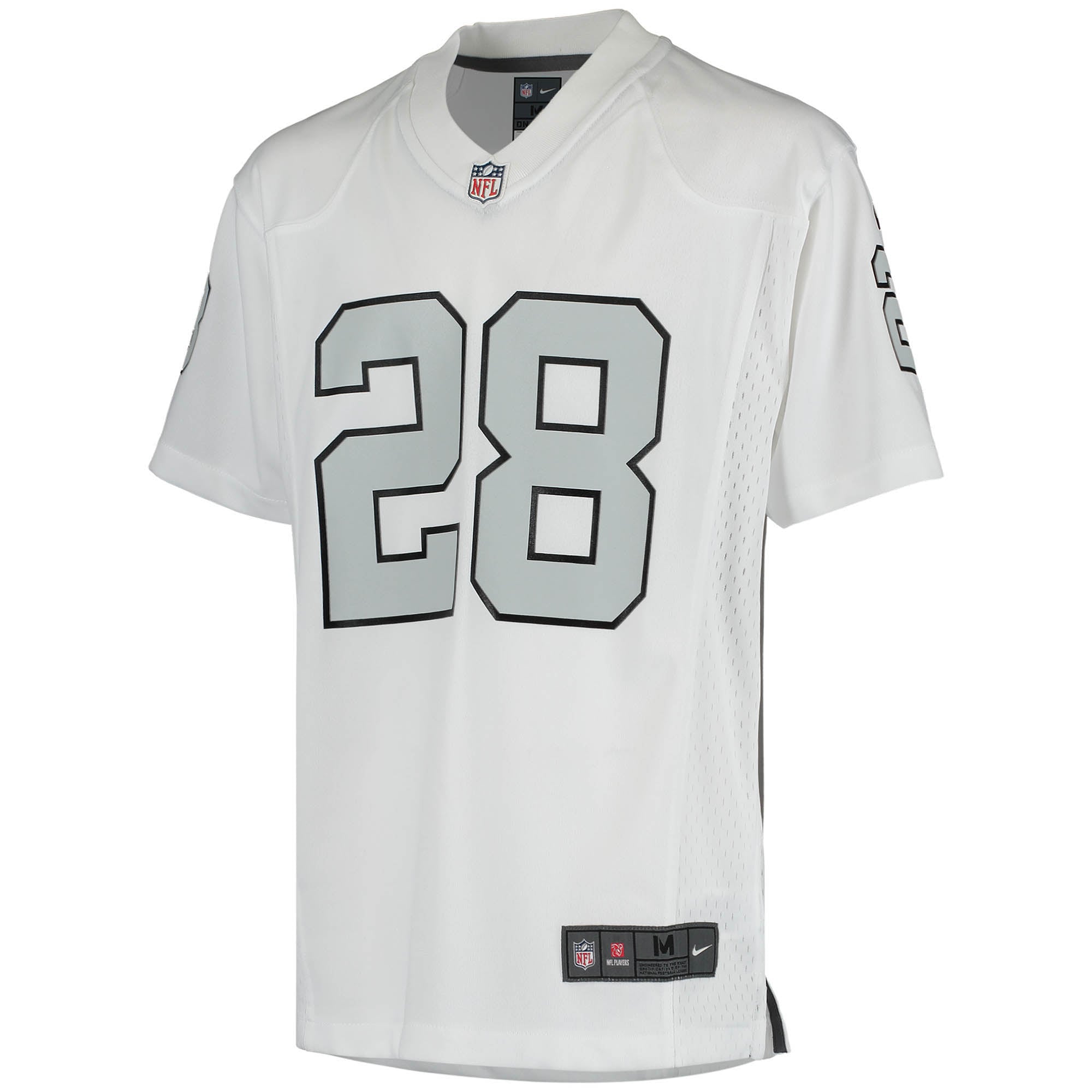 Josh Jacobs Las Vegas Raiders Nike Youth Color Rush Game Jersey – White Clowdercats