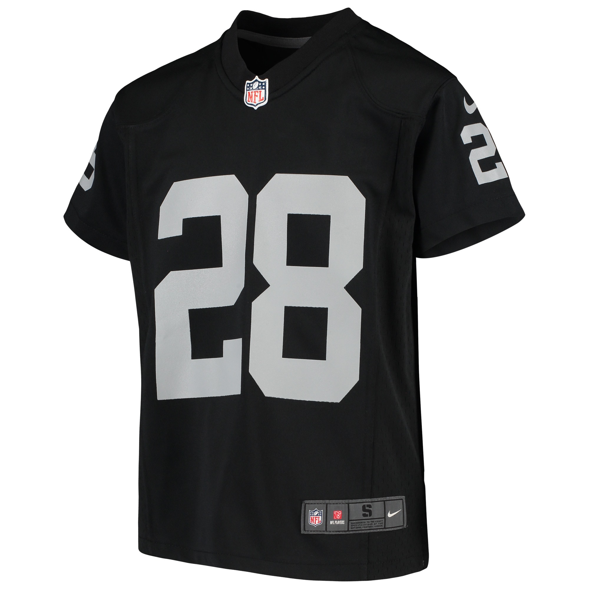 Josh Jacobs Las Vegas Raiders Nike Youth Game Jersey – Black Clowdercats