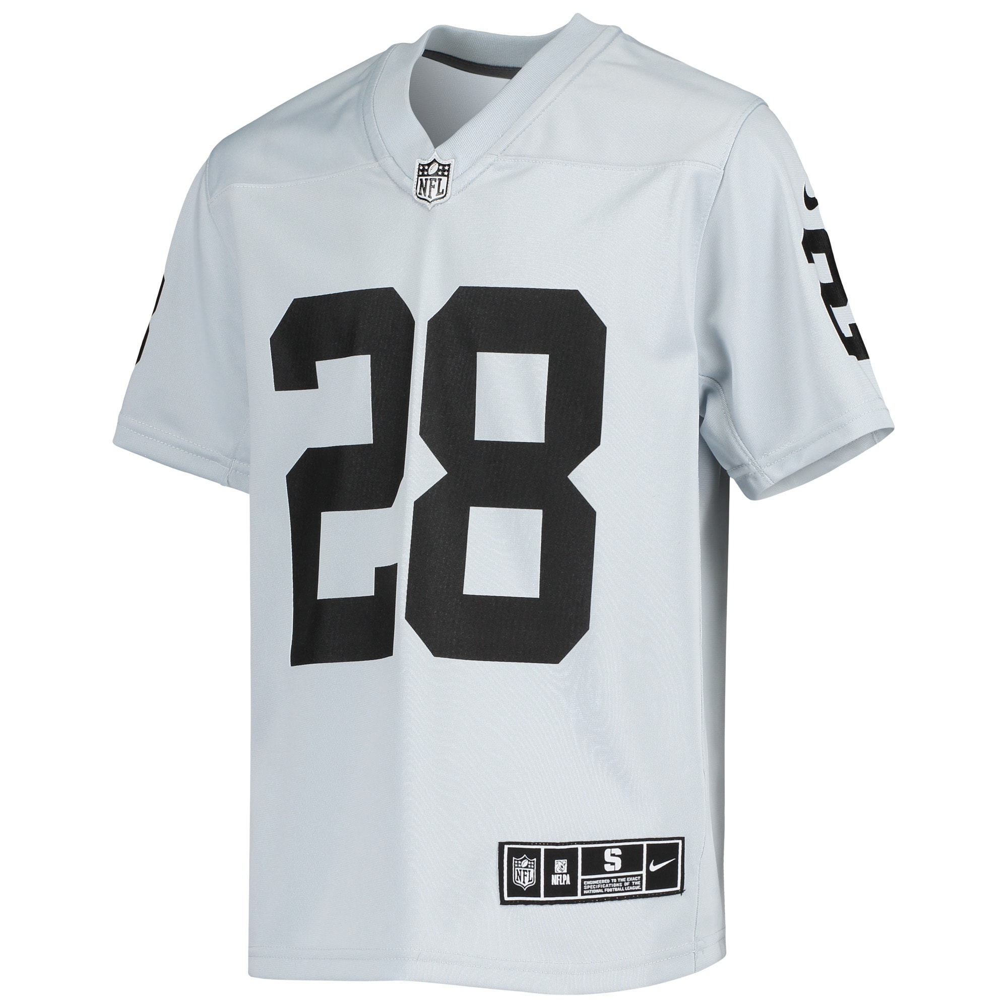 Josh Jacobs Las Vegas Raiders Nike Youth Inverted Team Game Jersey – Silver Clowdercats