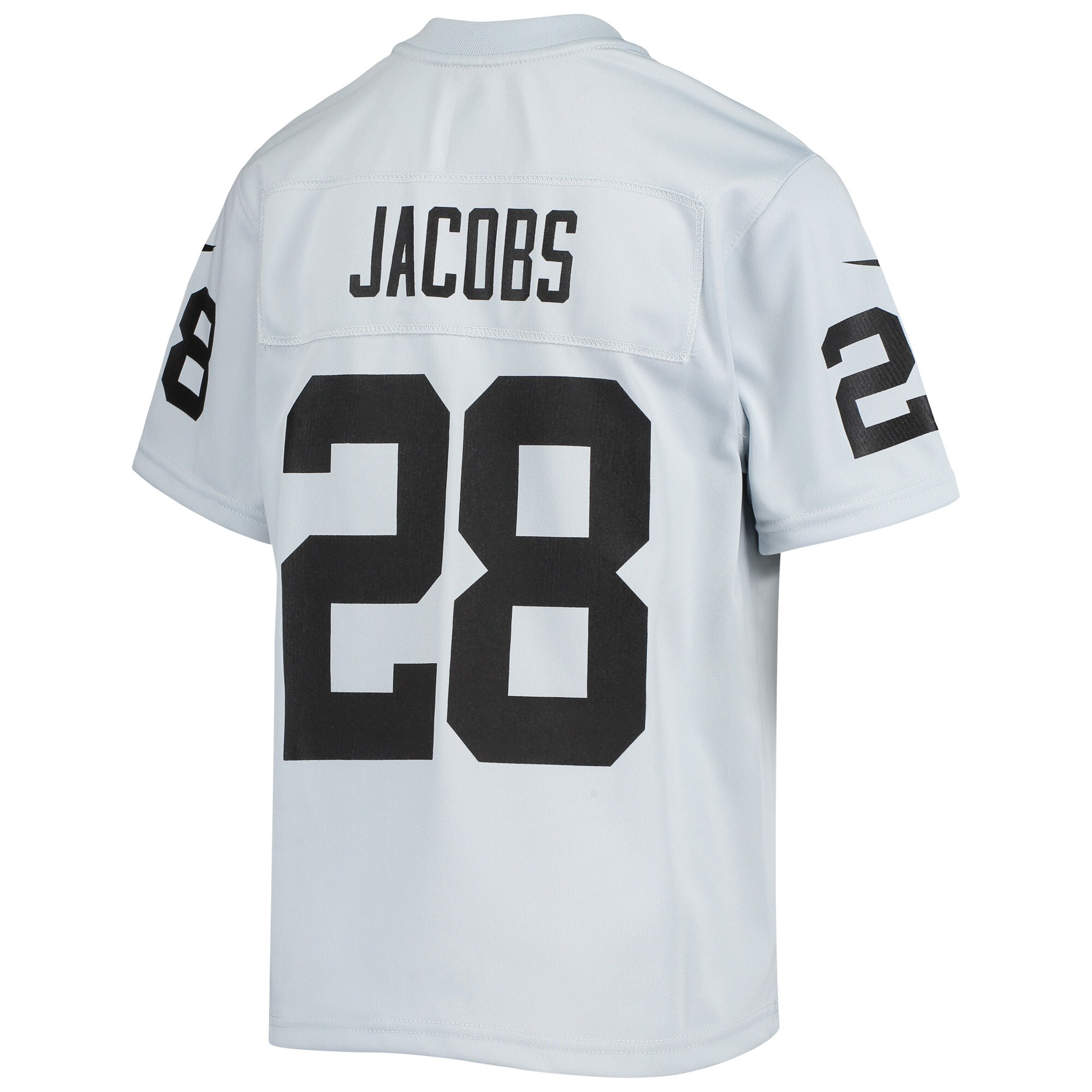 Josh Jacobs Las Vegas Raiders Nike Youth Inverted Team Game Jersey – Silver Clowdercats