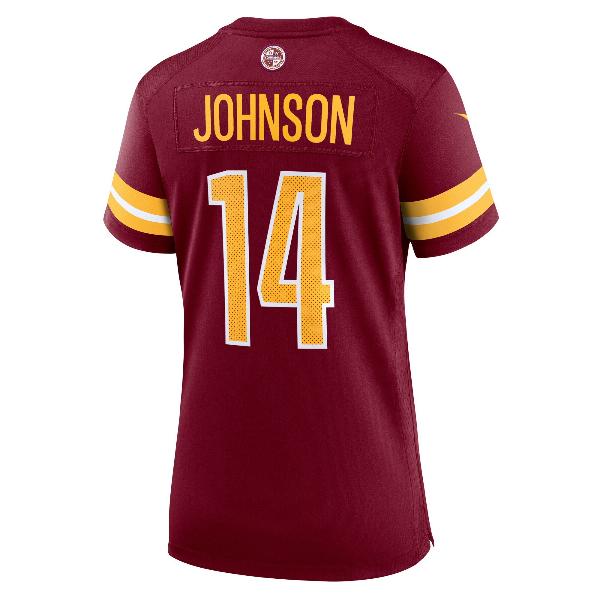 Josh Johnson Washington Commanders Nike Women’s Team Game Jersey – Burgundy Clowdercats