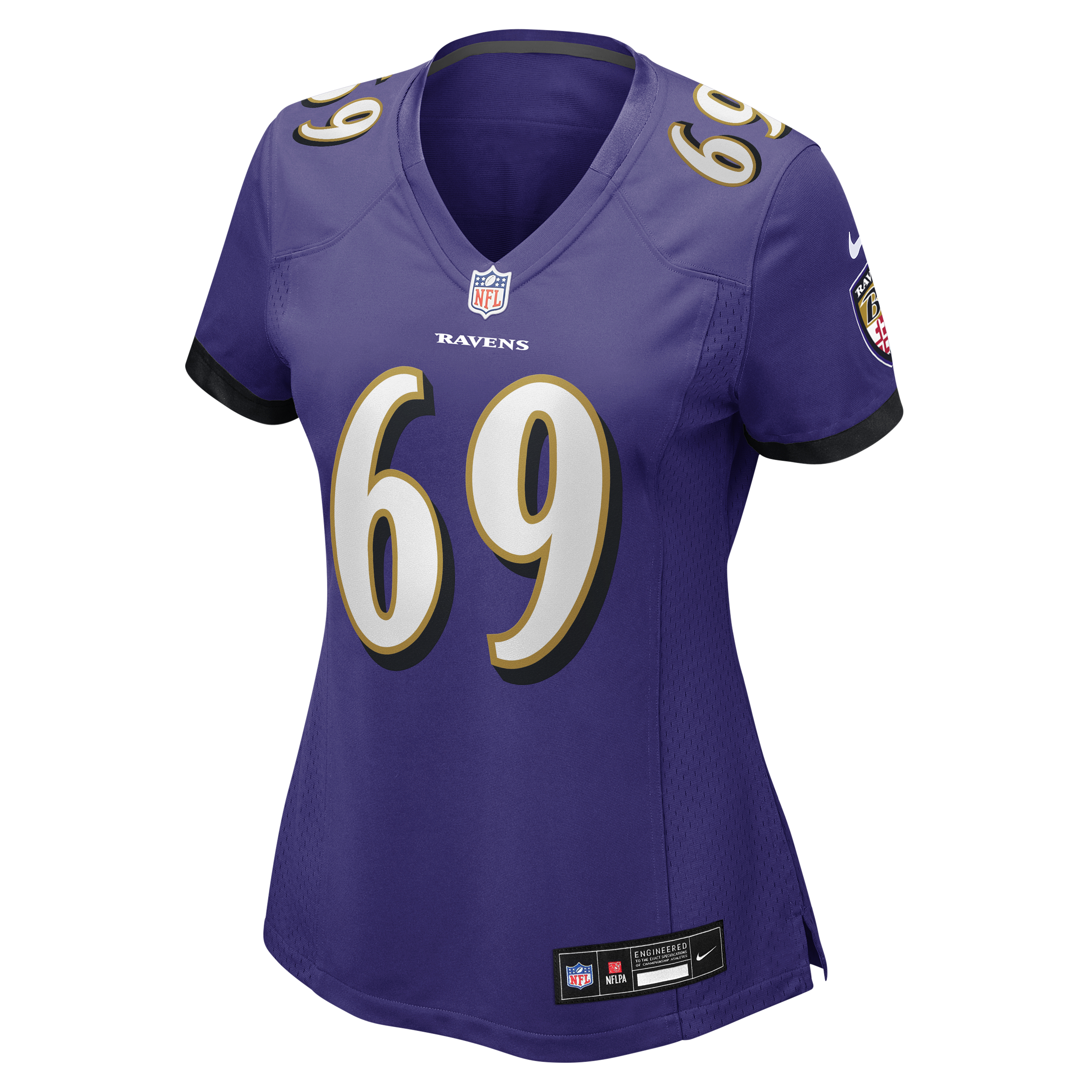 Josh Tupou Baltimore Ravens Nike Women’s Team Game Jersey – Purple Clowdercats