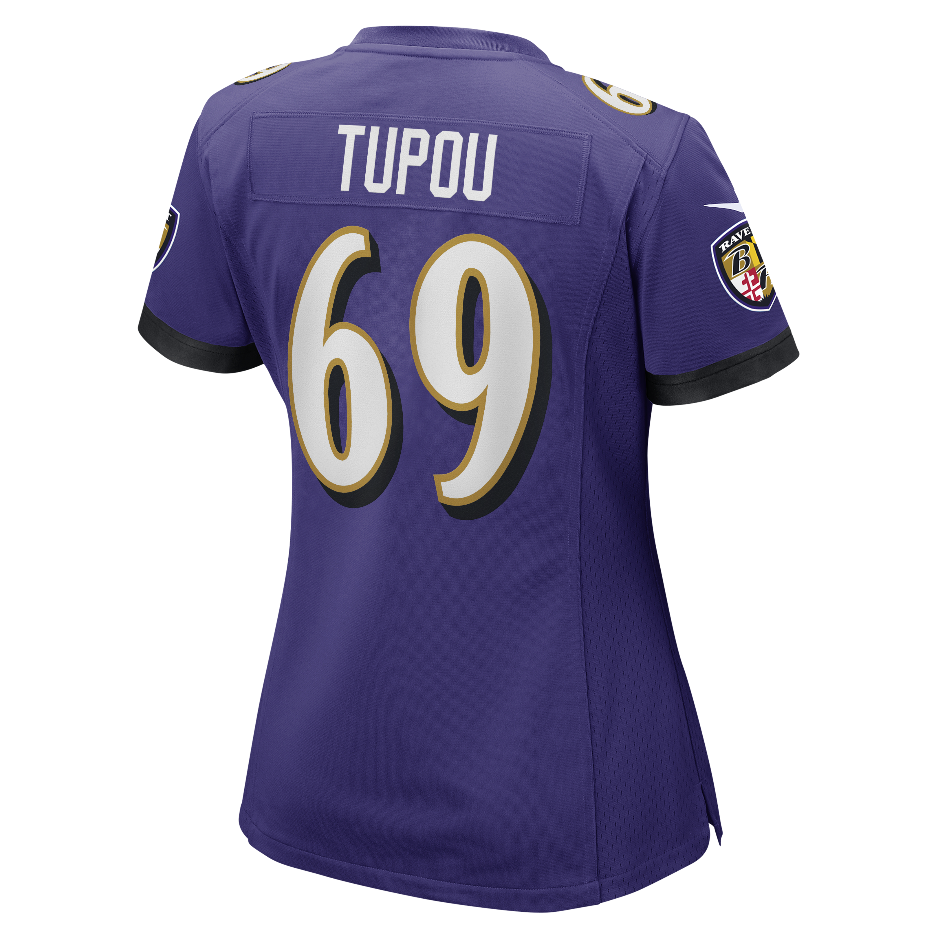 Josh Tupou Baltimore Ravens Nike Women’s Team Game Jersey – Purple Clowdercats