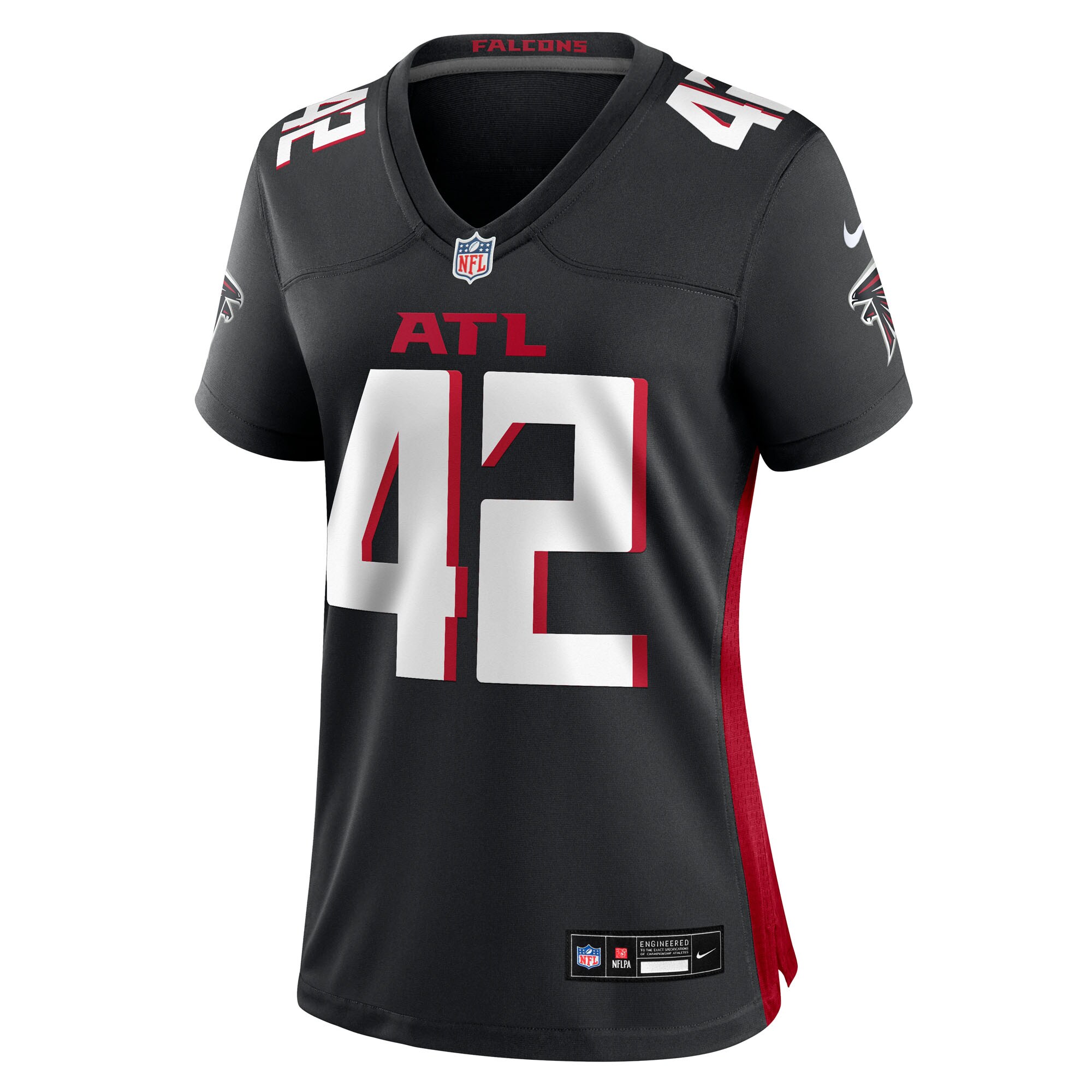 Josh Woods Atlanta Falcons Nike Women’s Team Game Jersey – Black Clowdercats