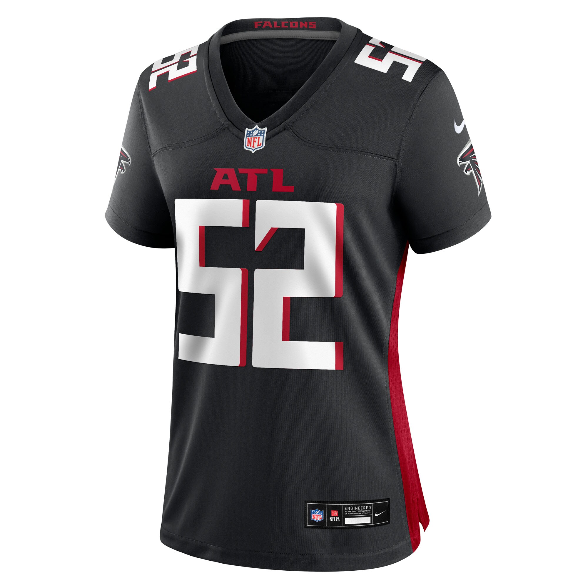 Jovaughn Gwyn Atlanta Falcons Nike Women’s Team Game Jersey – Black Clowdercats