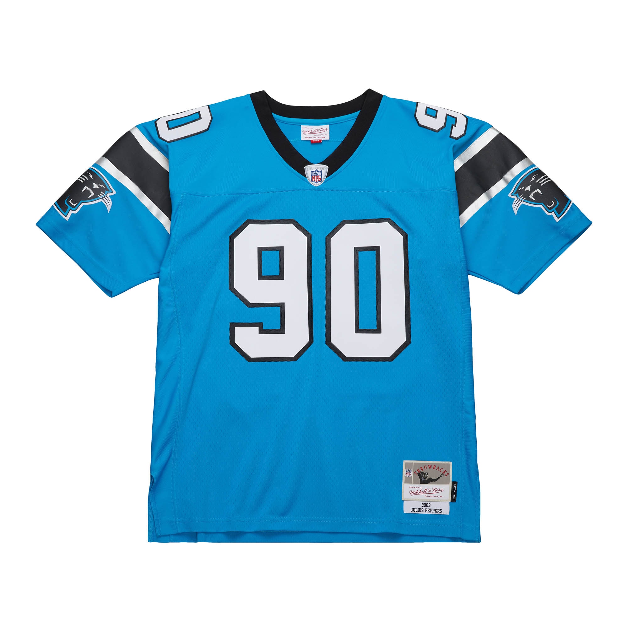 Julius Peppers Carolina Panthers Mitchell & Ness Legacy Replica Jersey – Blue Clowdercats
