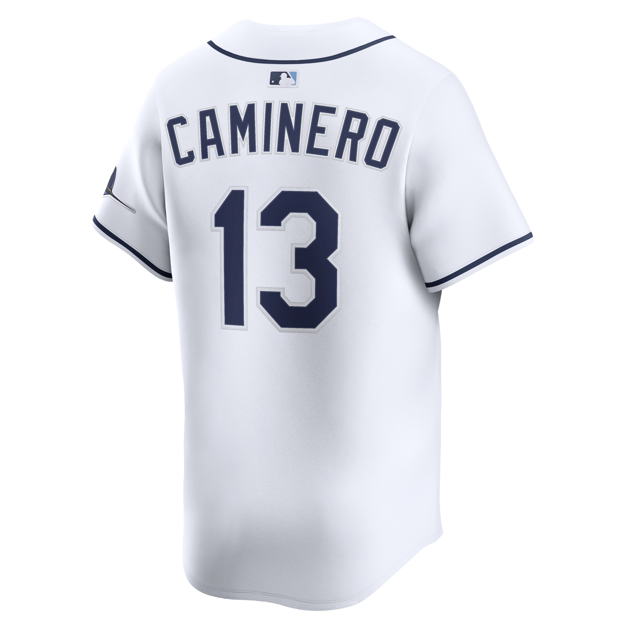 Junior Caminero Tampa Bay Rays Nike Home Limited Jersey – White