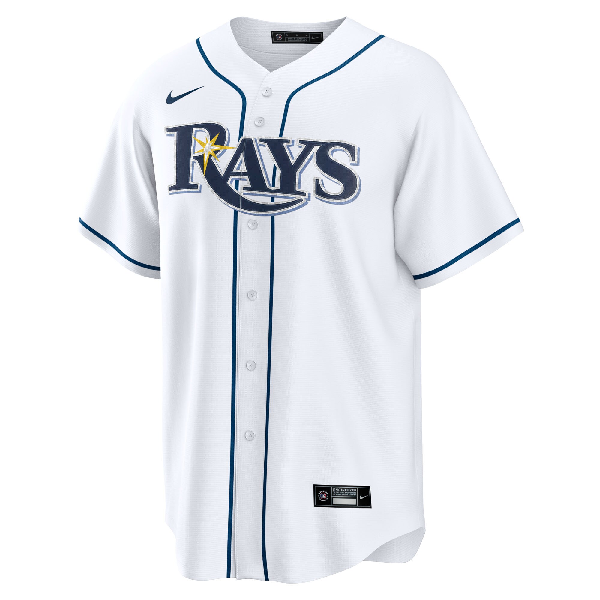 Junior Caminero Tampa Bay Rays Nike Home Replica Jersey – White