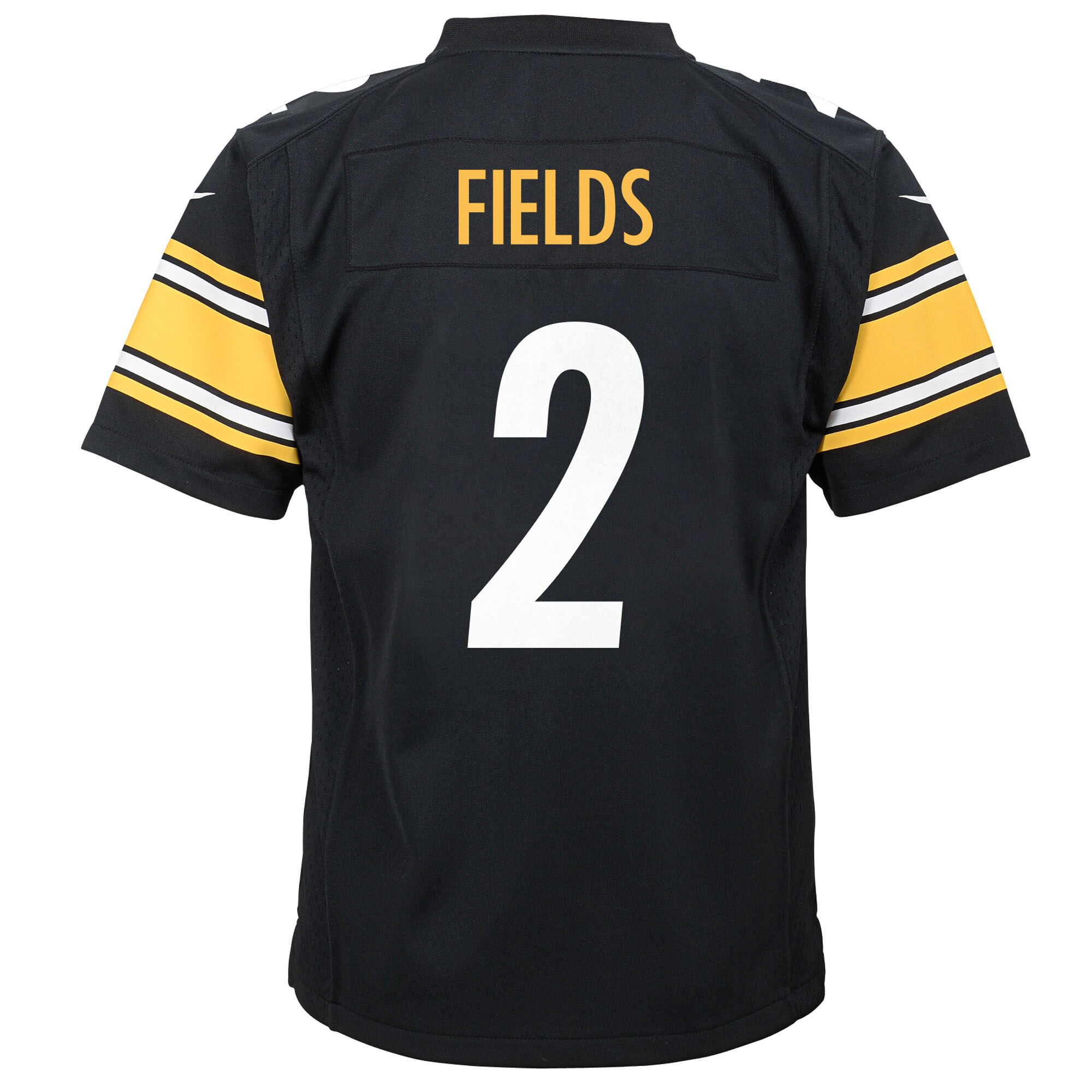 Justin Fields Pittsburgh Steelers Nike Youth Team Game Jersey – Black Clowdercats