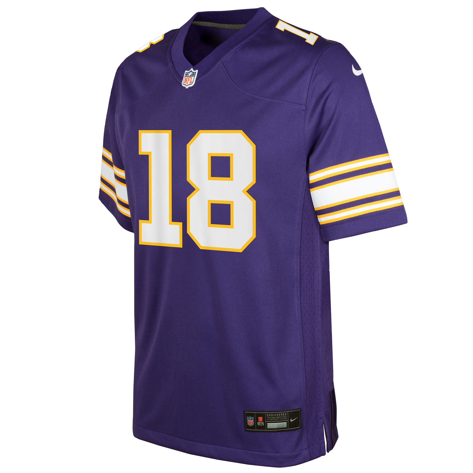 Justin Jefferson Minnesota Vikings Nike Youth Game Jersey – Purple Clowdercats