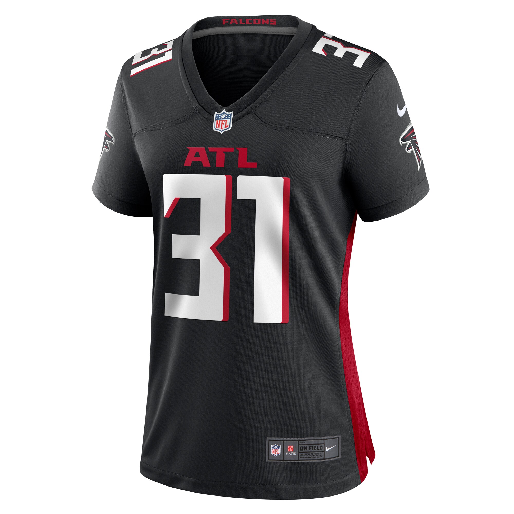 Justin Simmons Atlanta Falcons Nike Women’s Game Jersey – Black Clowdercats