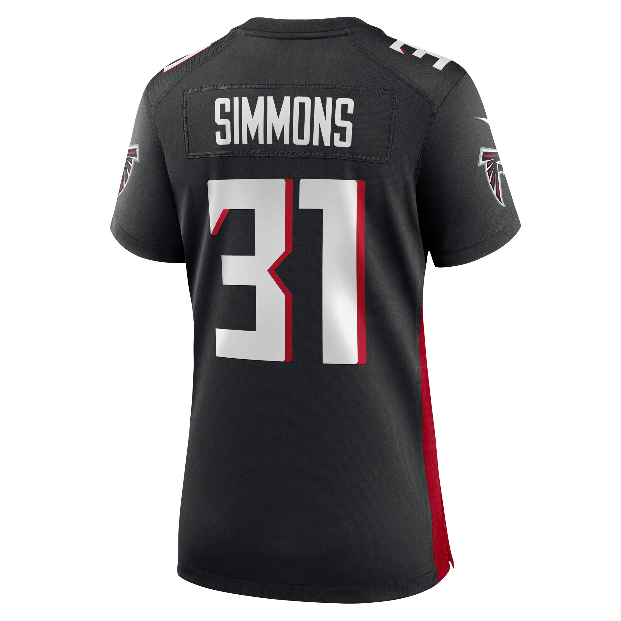 Justin Simmons Atlanta Falcons Nike Women’s Game Jersey – Black Clowdercats