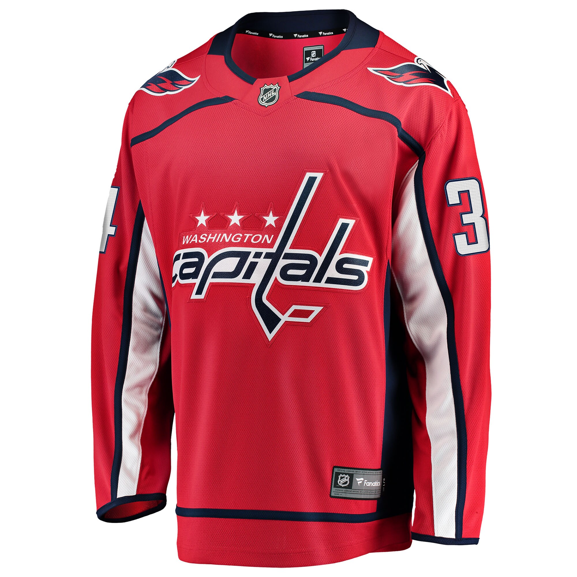Justin Sourdif Washington Capitals Fanatics Home Breakaway Jersey – Red Clowdercats