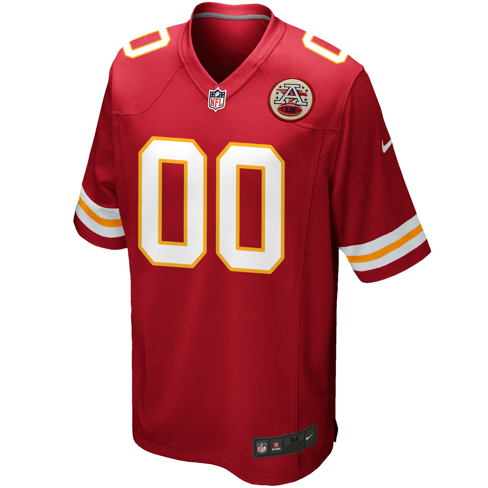 Kansas City Chiefs Nike Custom Game Jersey – Red Clowdercats