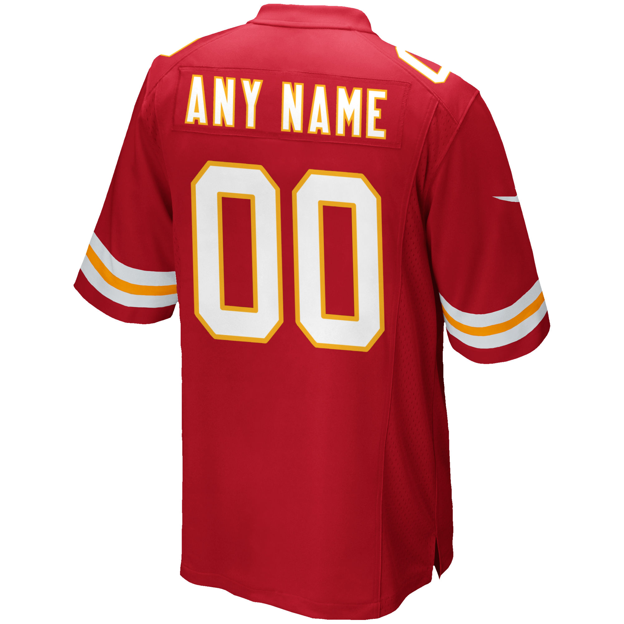 Kansas City Chiefs Nike Custom Game Jersey – Red Clowdercats