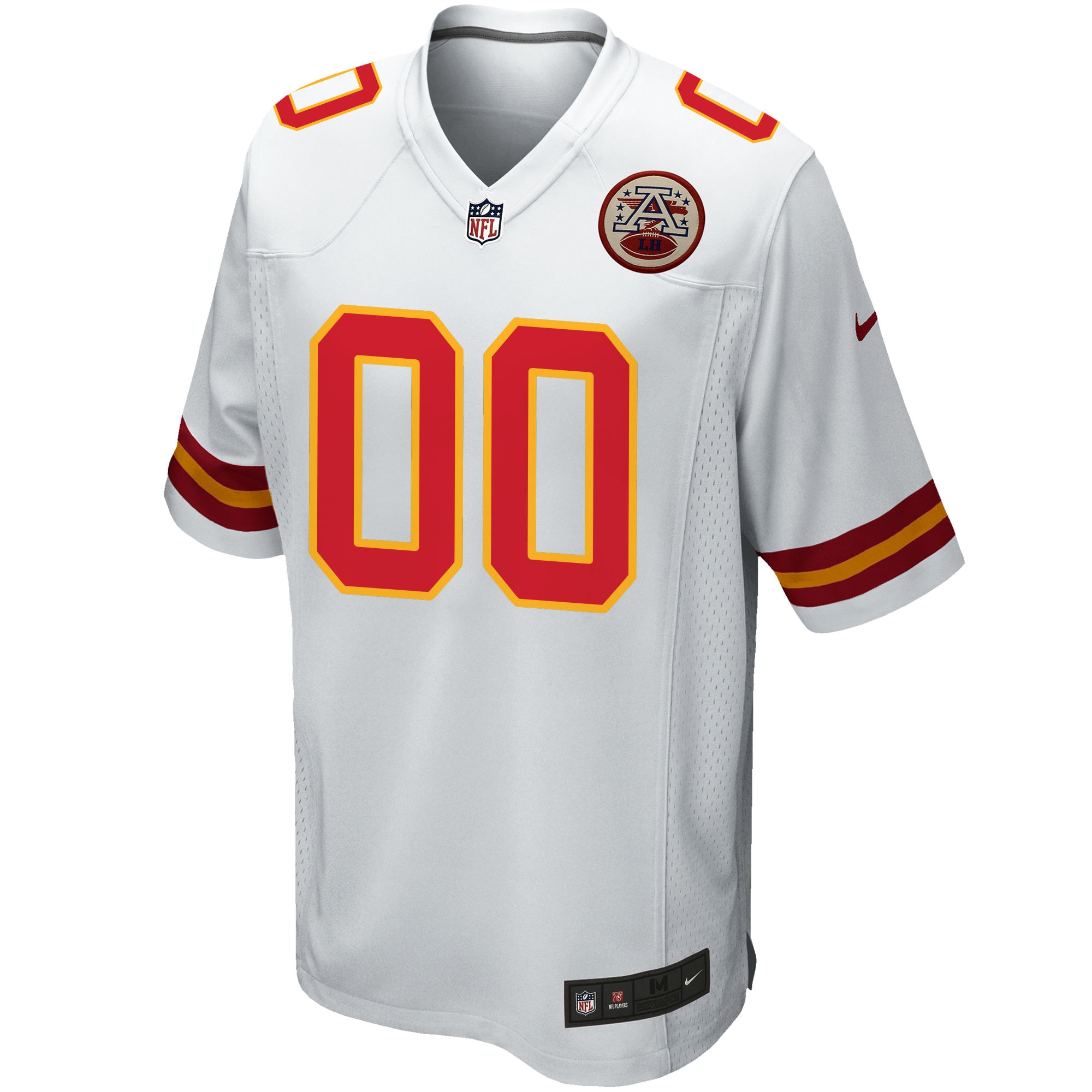 Kansas City Chiefs Nike Custom Game Jersey – White Clowdercats