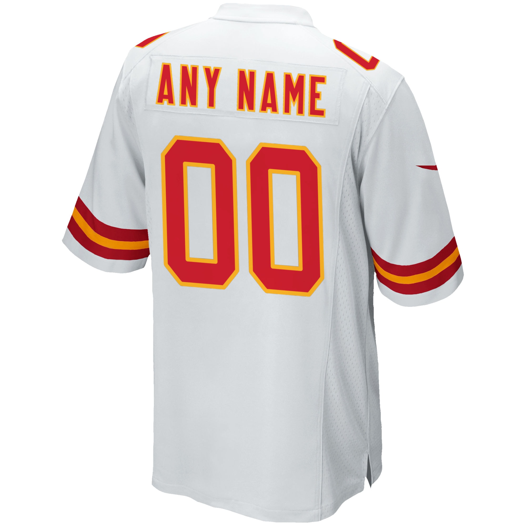 Kansas City Chiefs Nike Custom Game Jersey – White Clowdercats