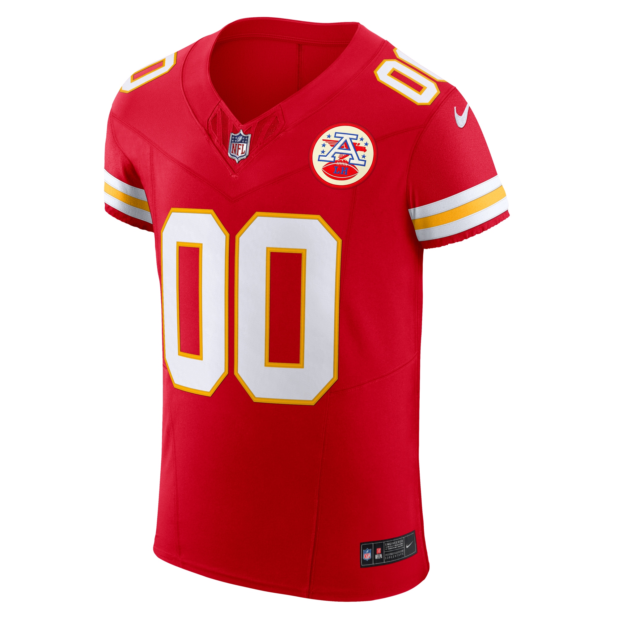 Kansas City Chiefs Nike Vapor F.U.S.E. Elite Custom Jersey – Red Clowdercats