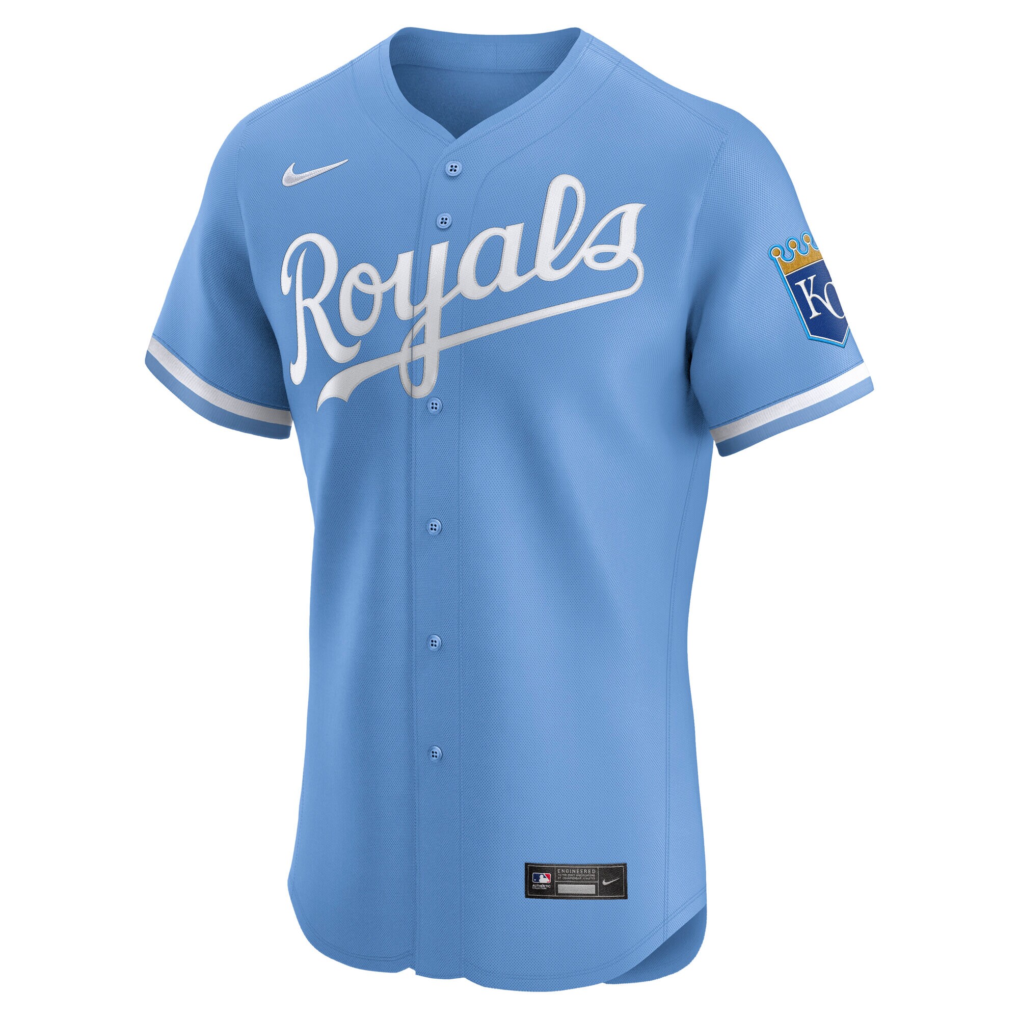 Kansas City Royals Nike Alternate Elite Jersey – Light Blue