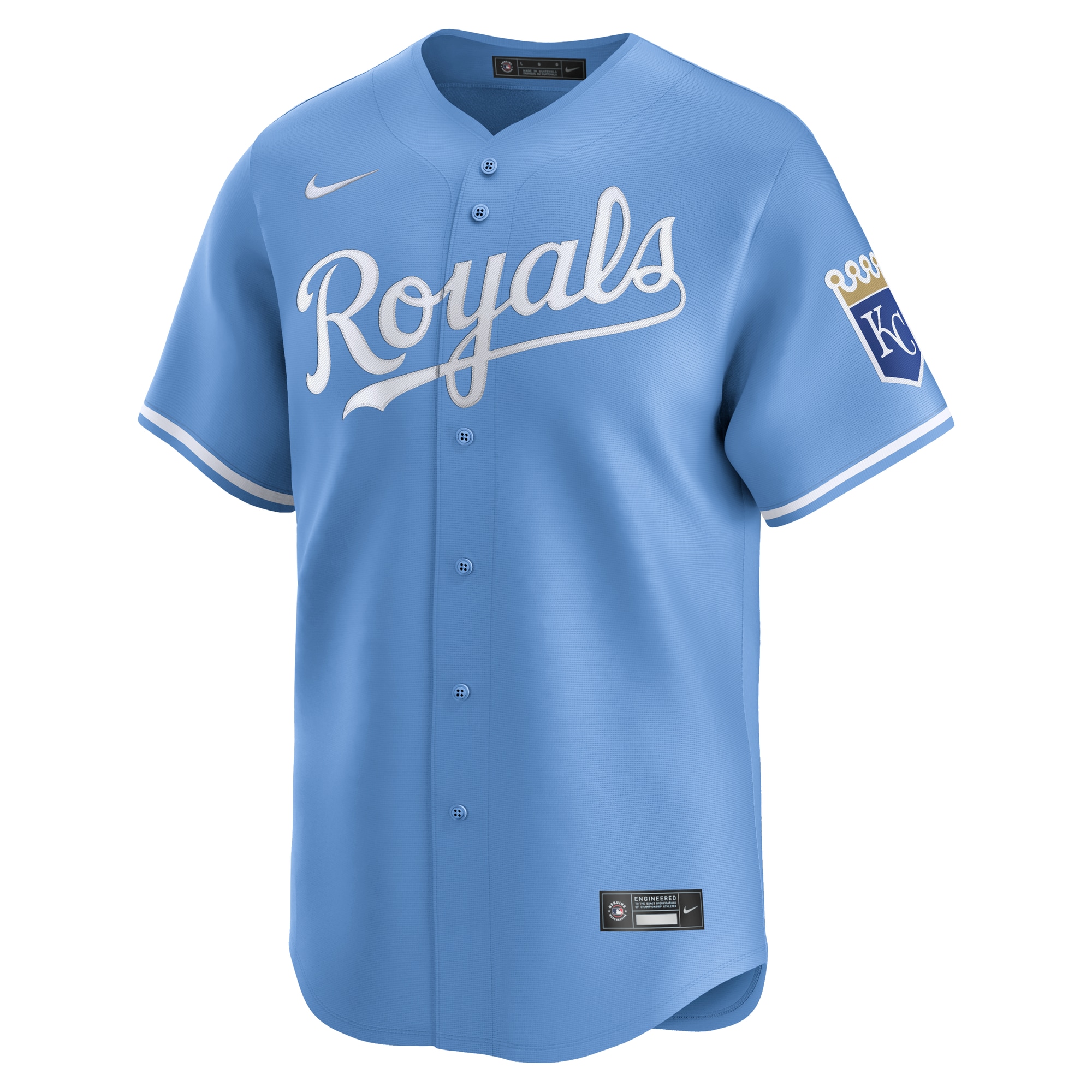 Kansas City Royals Nike Alternate Limited Jersey – Light Blue