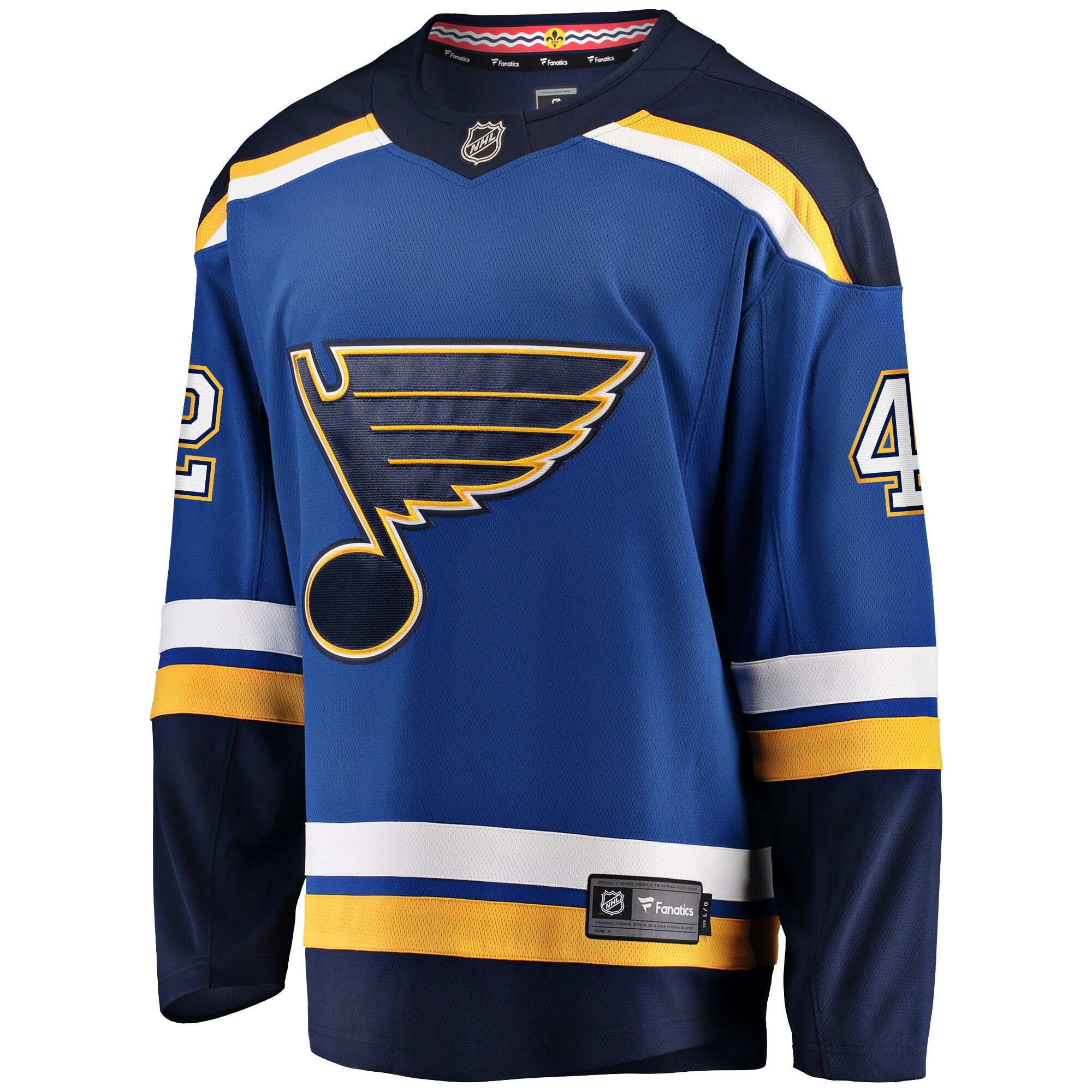 Kasperi Kapanen St. Louis Blues Fanatics Home Breakaway Jersey – Blue Clowdercats