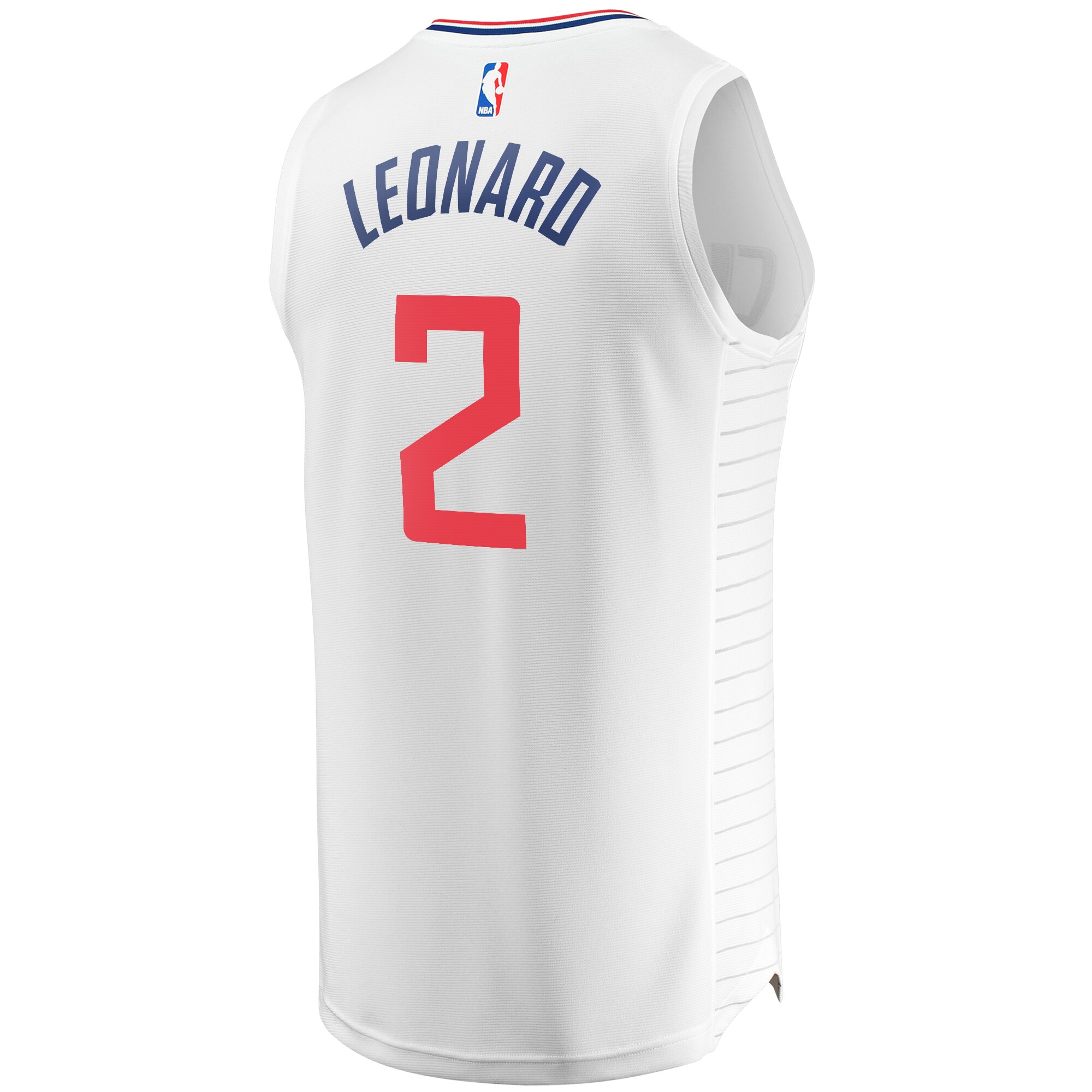 Kawhi Leonard LA Clippers Fanatics Fast Break Replica Jersey White – Association Edition Clowdercats