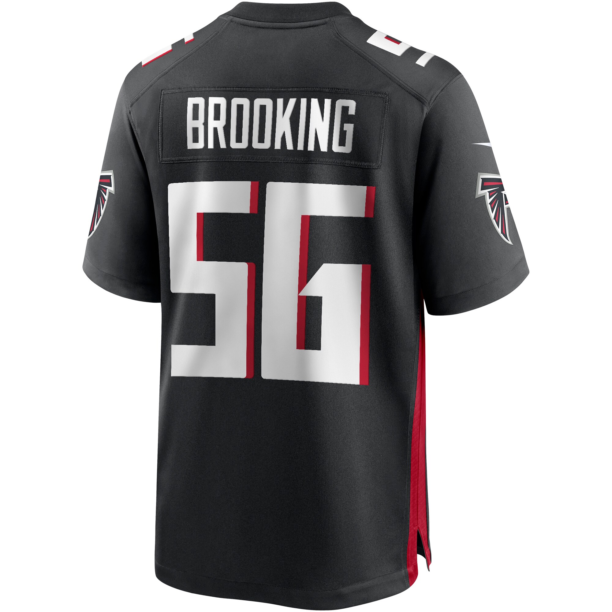 Keith Brooking Atlanta Falcons Nike Game Retired Player Jersey – Black Clowdercats