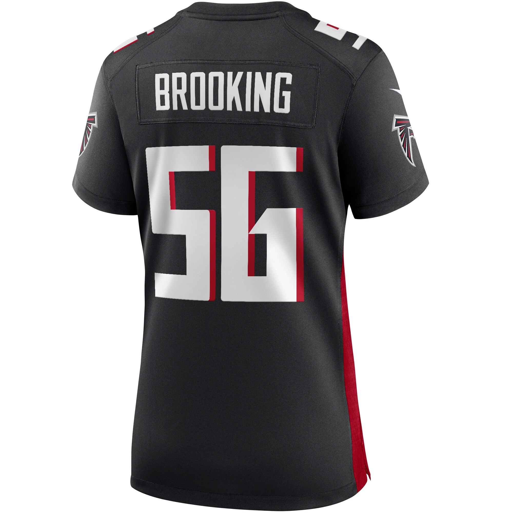 Keith Brooking Atlanta Falcons Nike Women’s Game Retired Player Jersey – Black Clowdercats