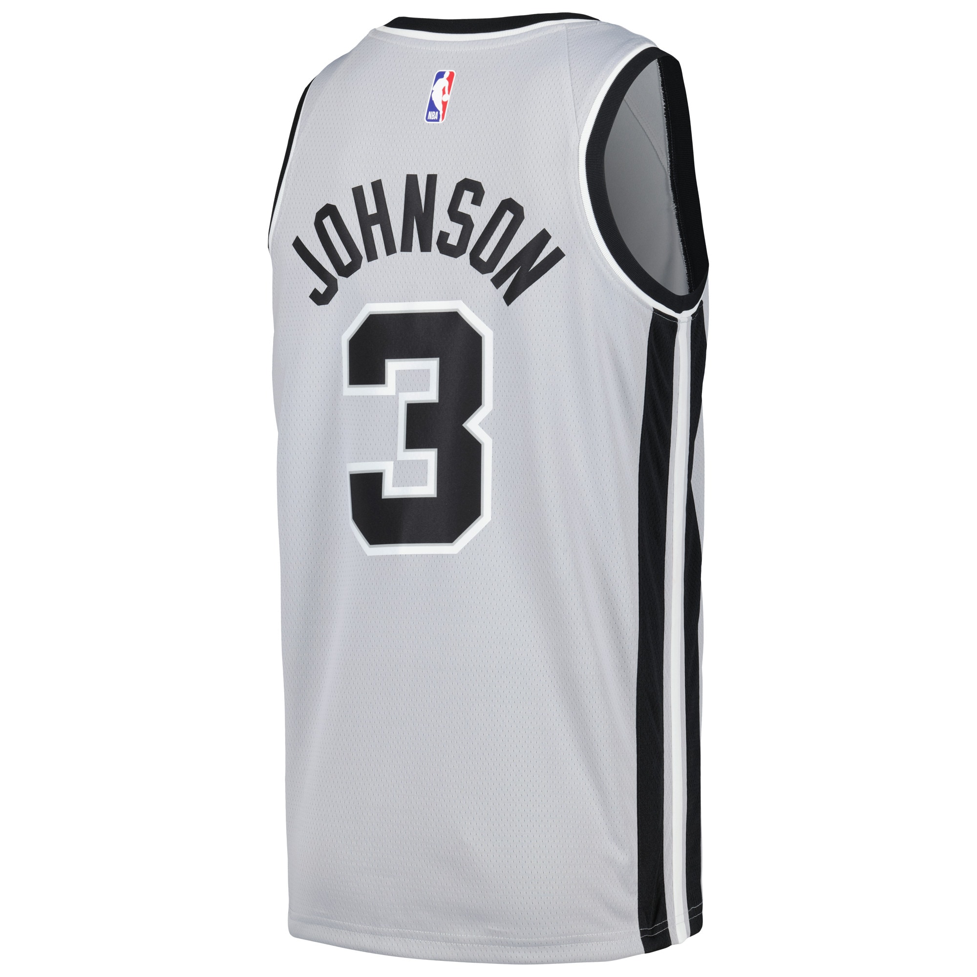 Keldon Johnson San Antonio Spurs Nike Swingman Player Jersey – Statement Edition – Silver Clowdercats