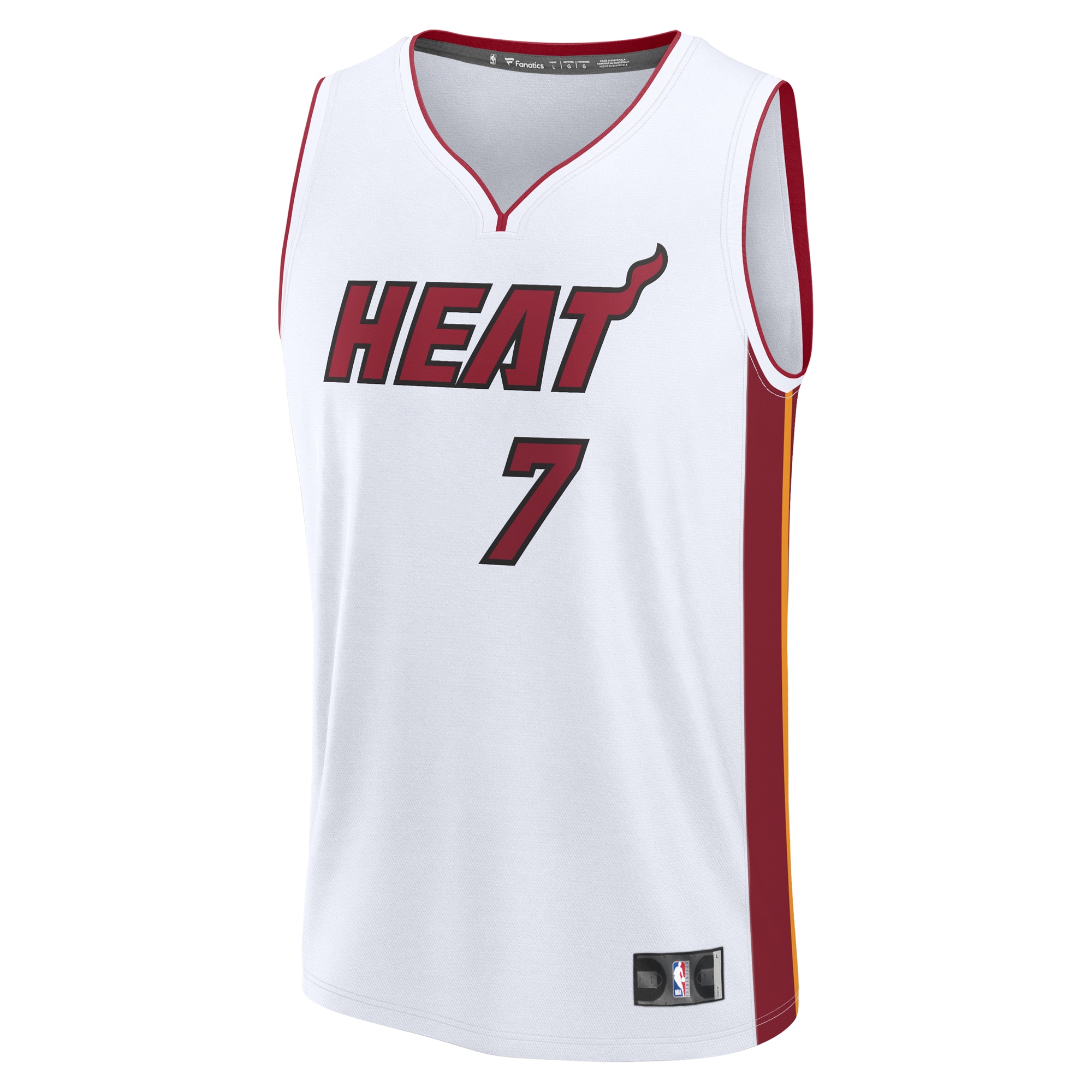 Kel’el Ware Miami Heat Fanatics Fast Break Replica Player Jersey – Association Edition – White Clowdercats
