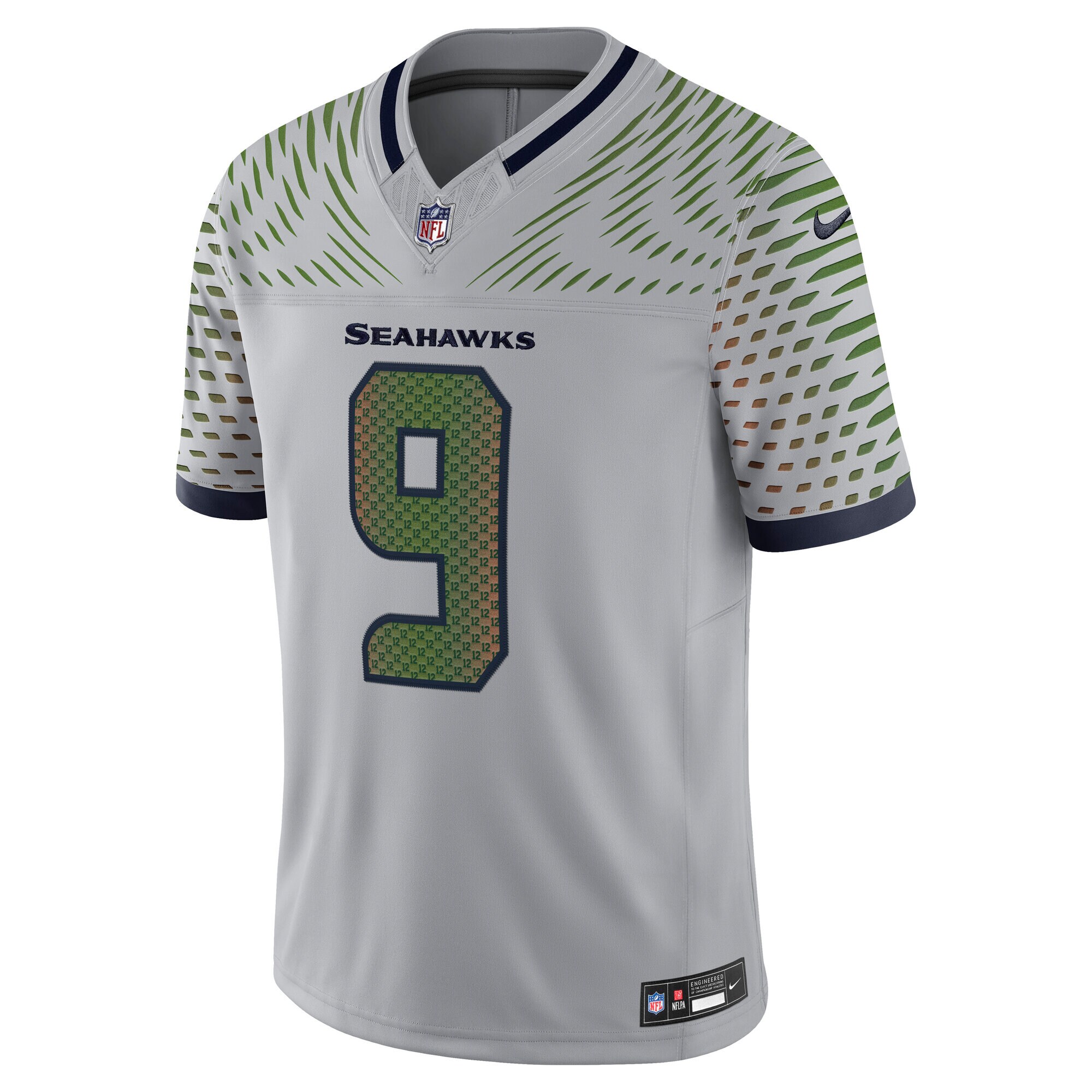 Kenneth Walker III Seattle Seahawks Nike 2025 Rivalries Collection Limited Jersey – Wolf Gray Clowdercats